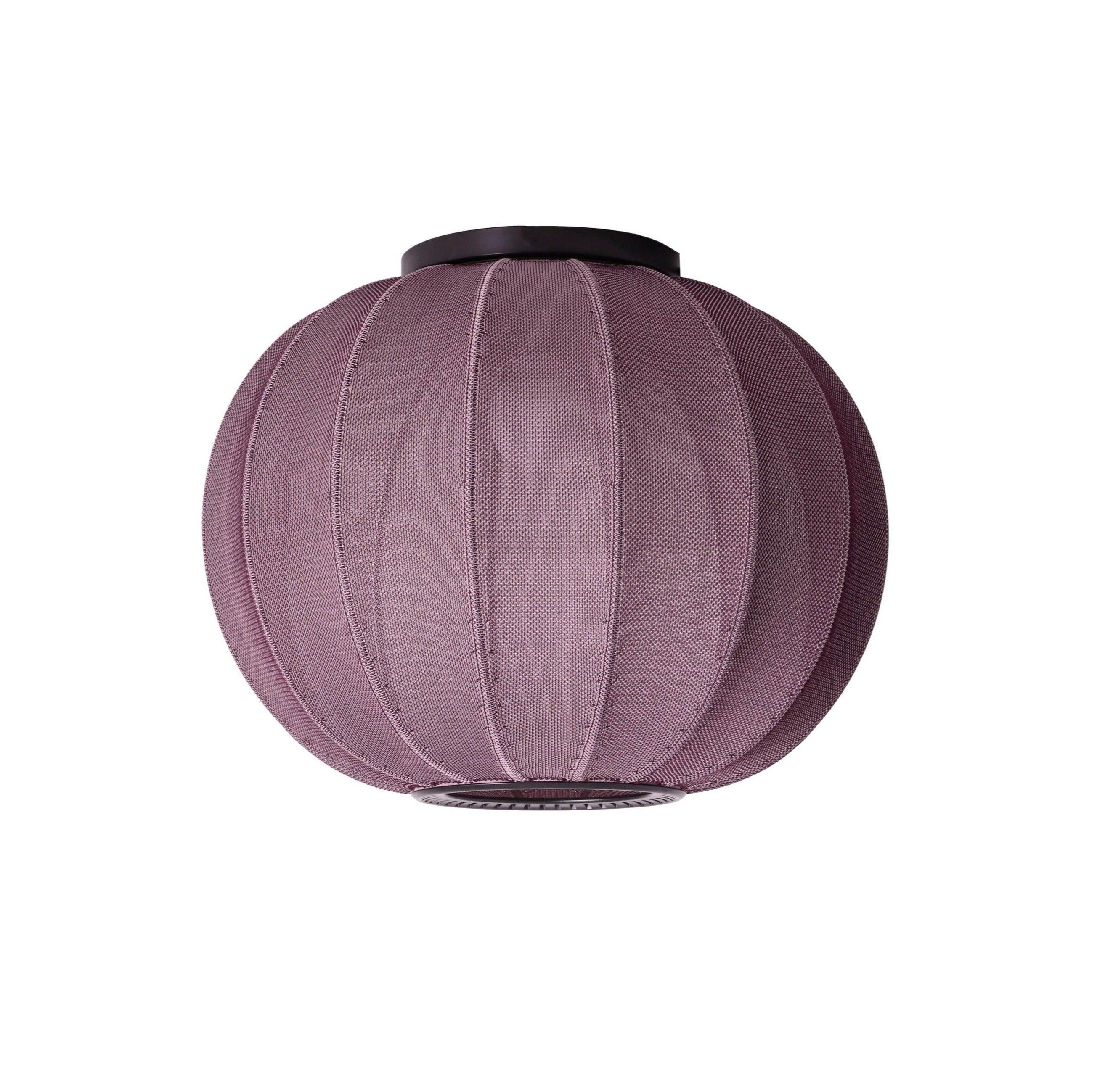 Stropná lampa KNIT-WIT burgundská