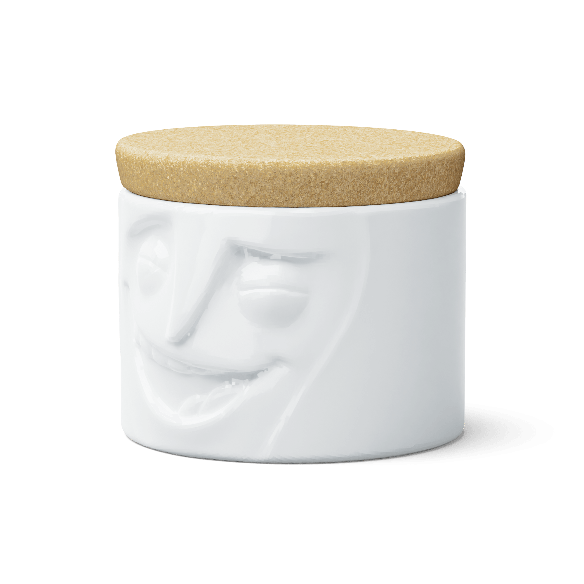 Mały słoik CHEERFUL biały 58products Eye on Design