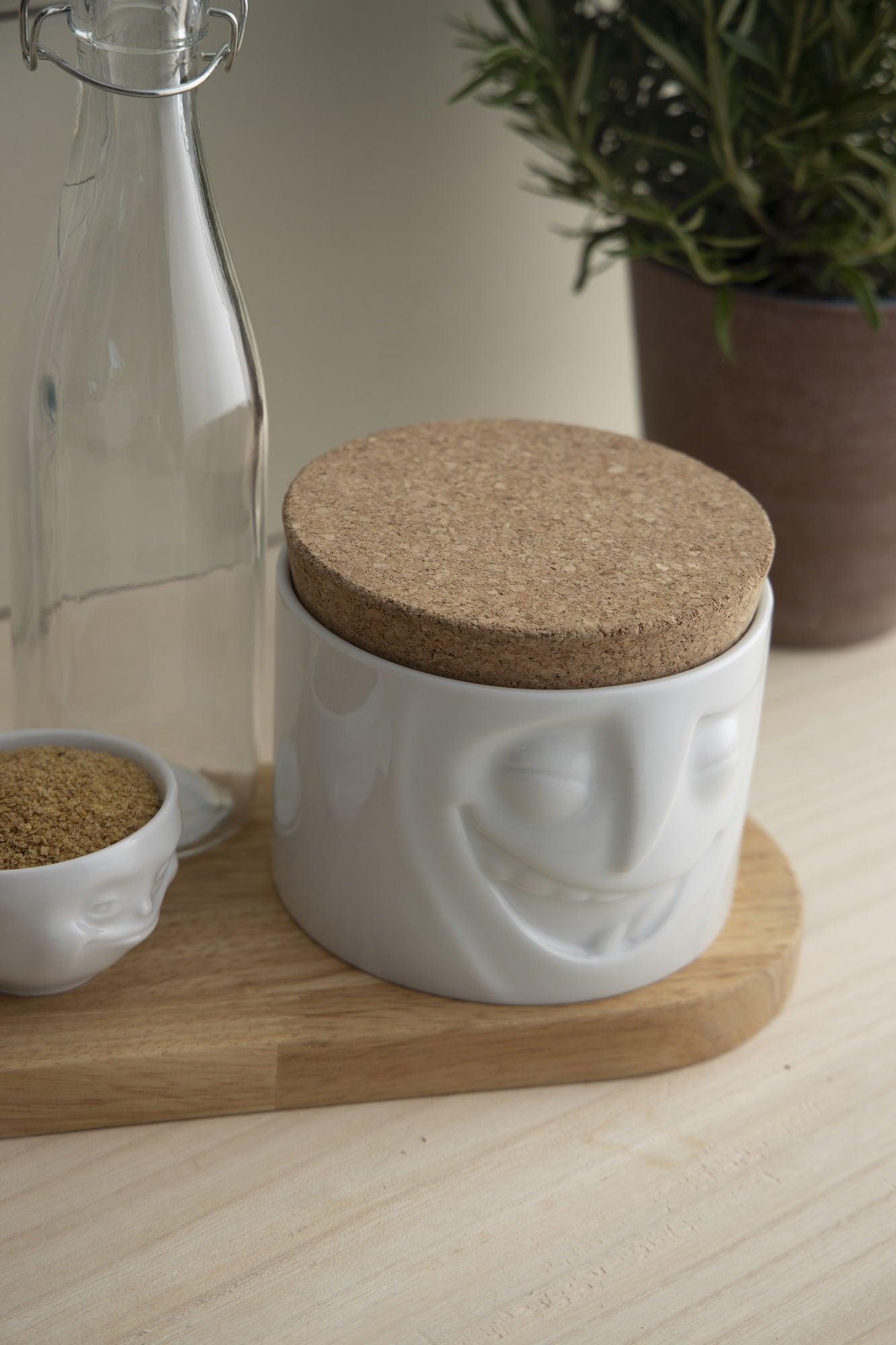 Mały słoik CHEERFUL biały 58products Eye on Design