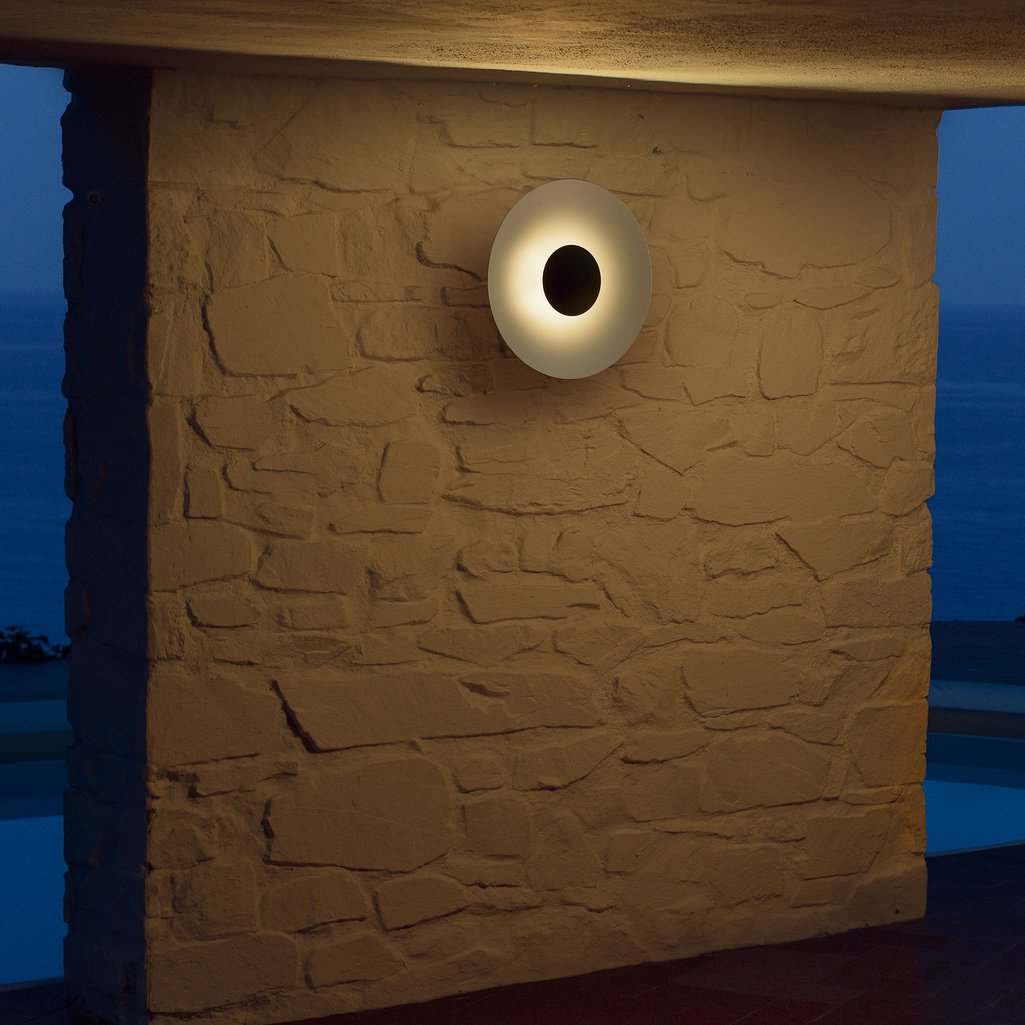 White and Black GINGER Outdoor Wall Lamp