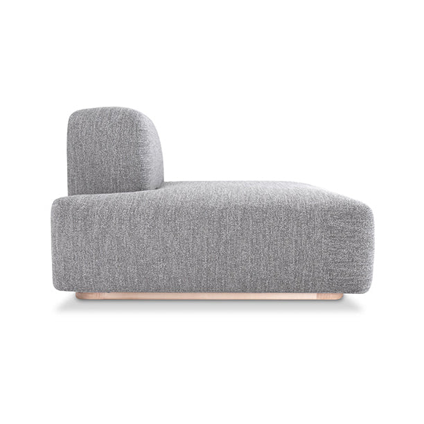 Upholstered MARGO Armchair with Wooden Base