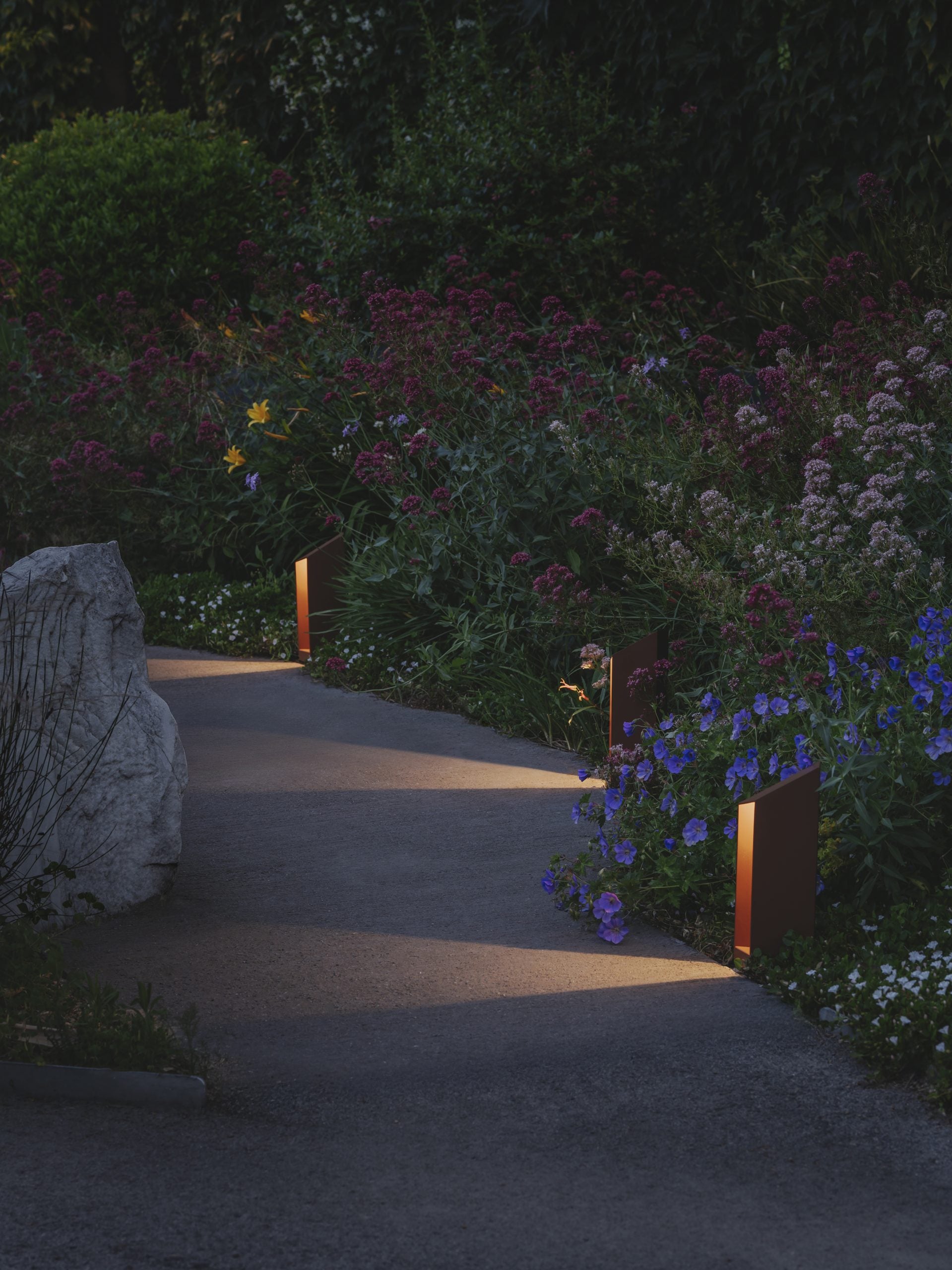 Exteriérová lampa DOMUS hnedá