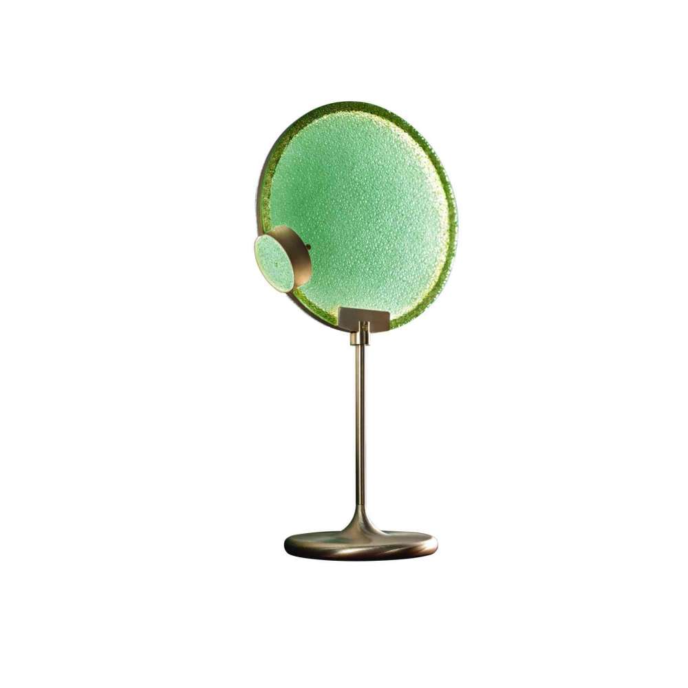 Stolná lampa HORO TL brúsený mosadz