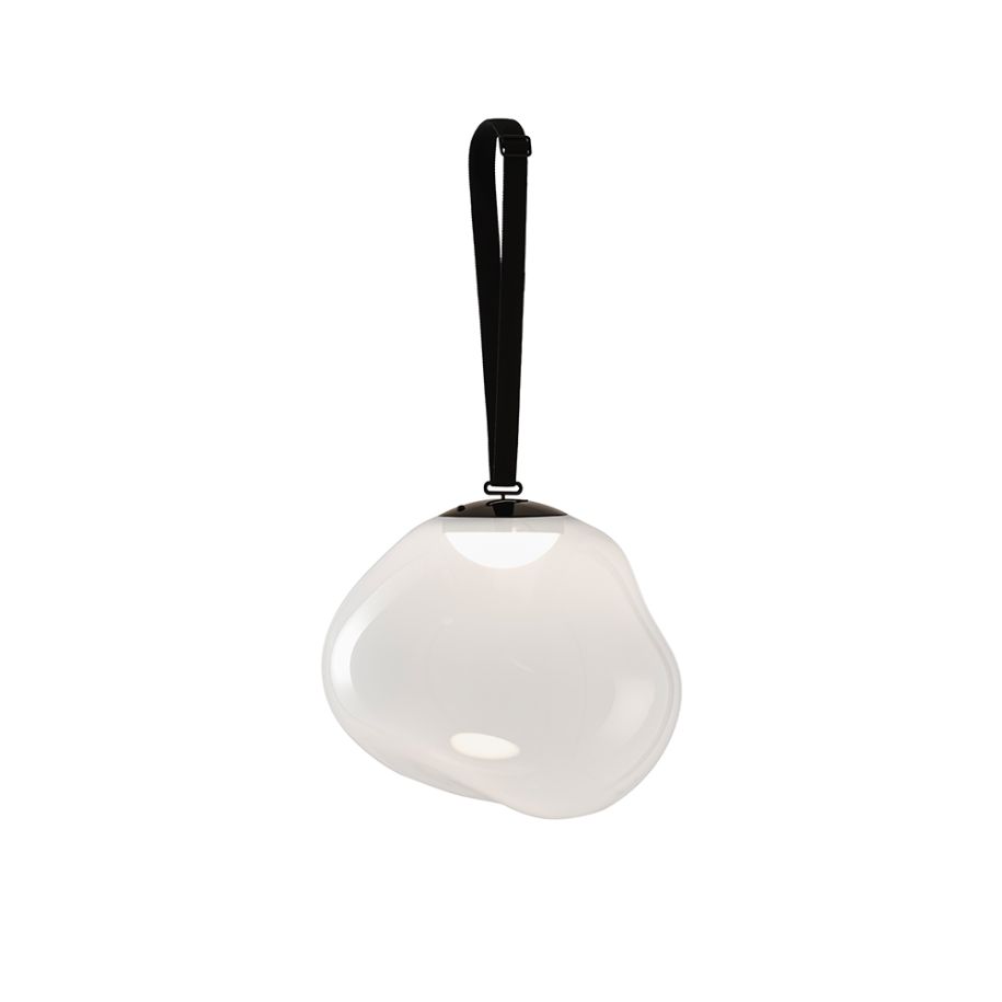 Prenosná lampa LARGE MELT opalizujúca