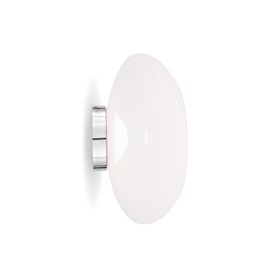 Melt wall lamp with a golden finish