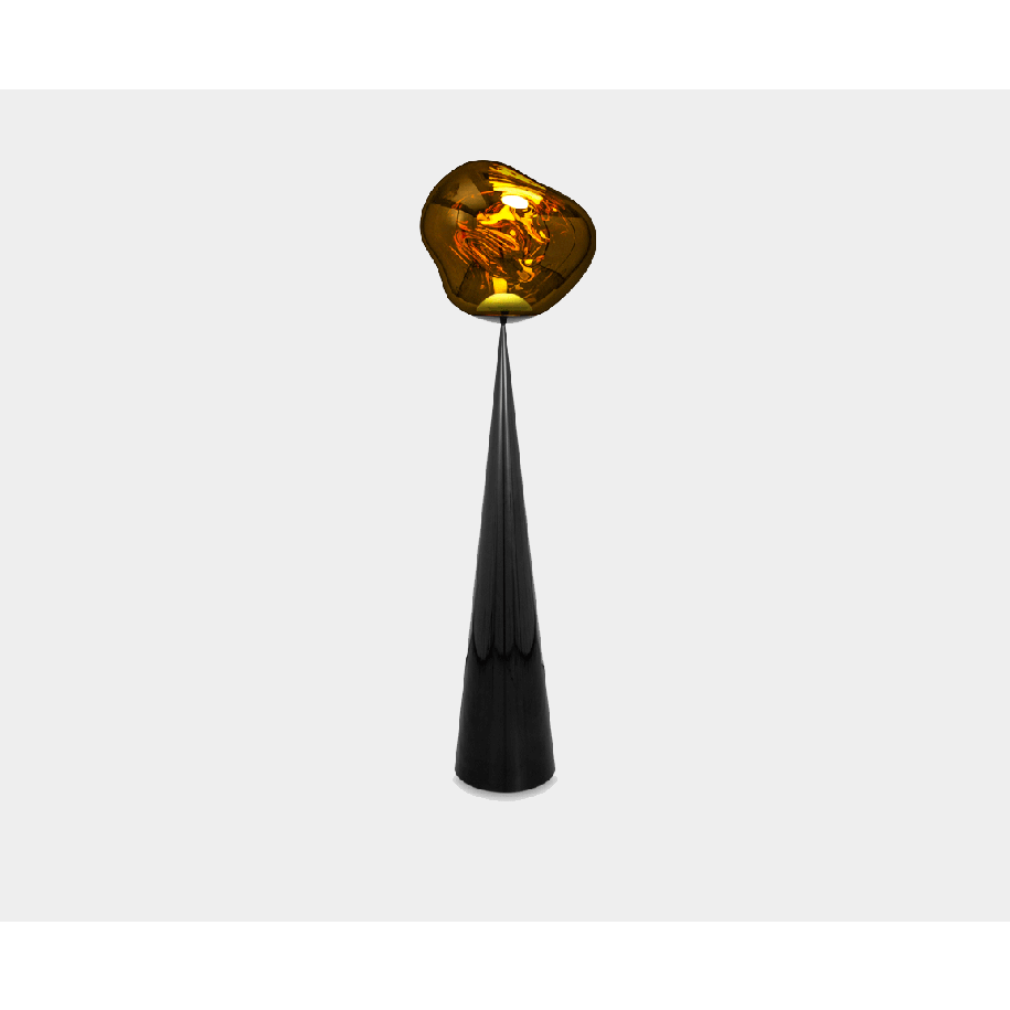 Stojaca lampa MELT zlatá