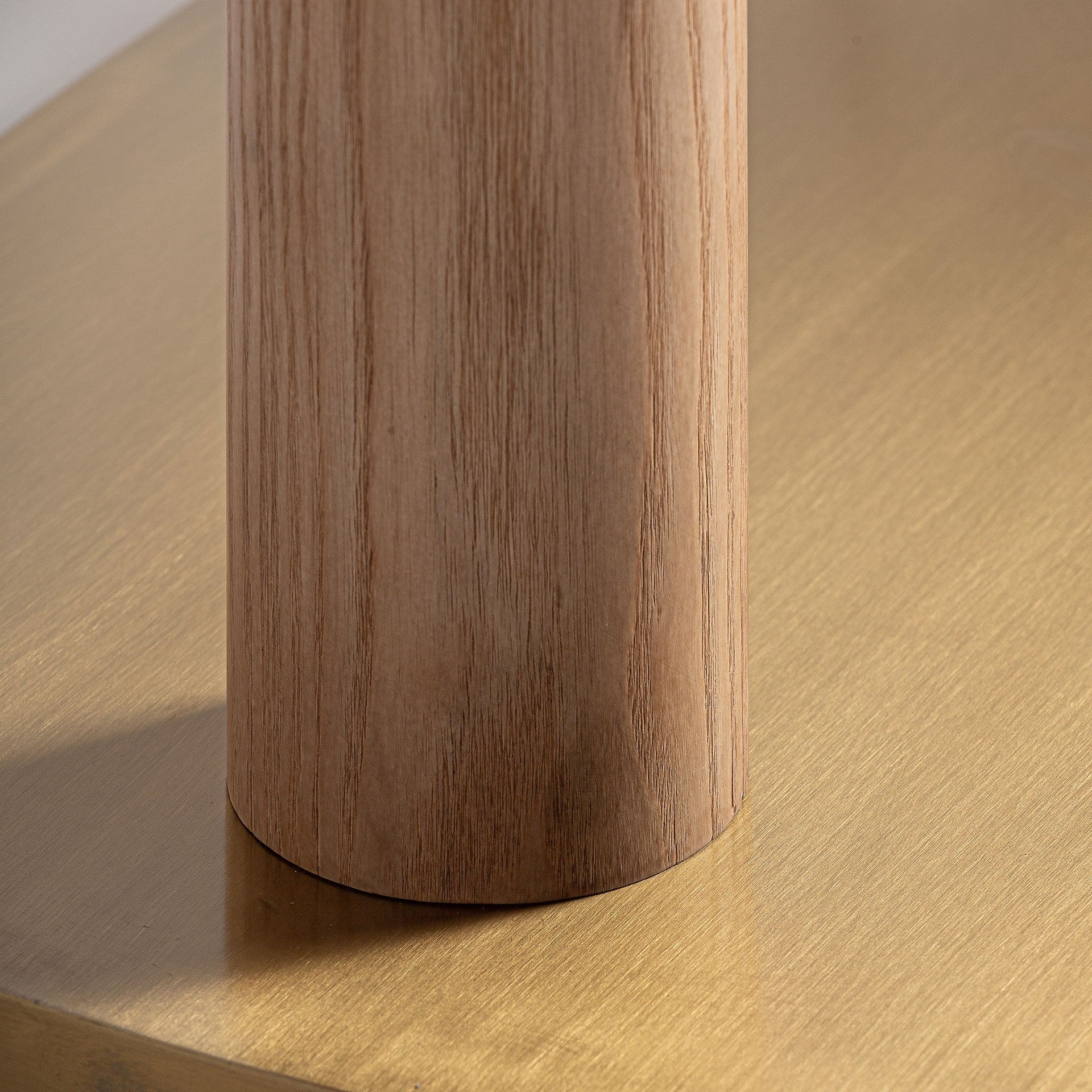 BIRIEUX Bar Table in Oak Wood with Terrazzo