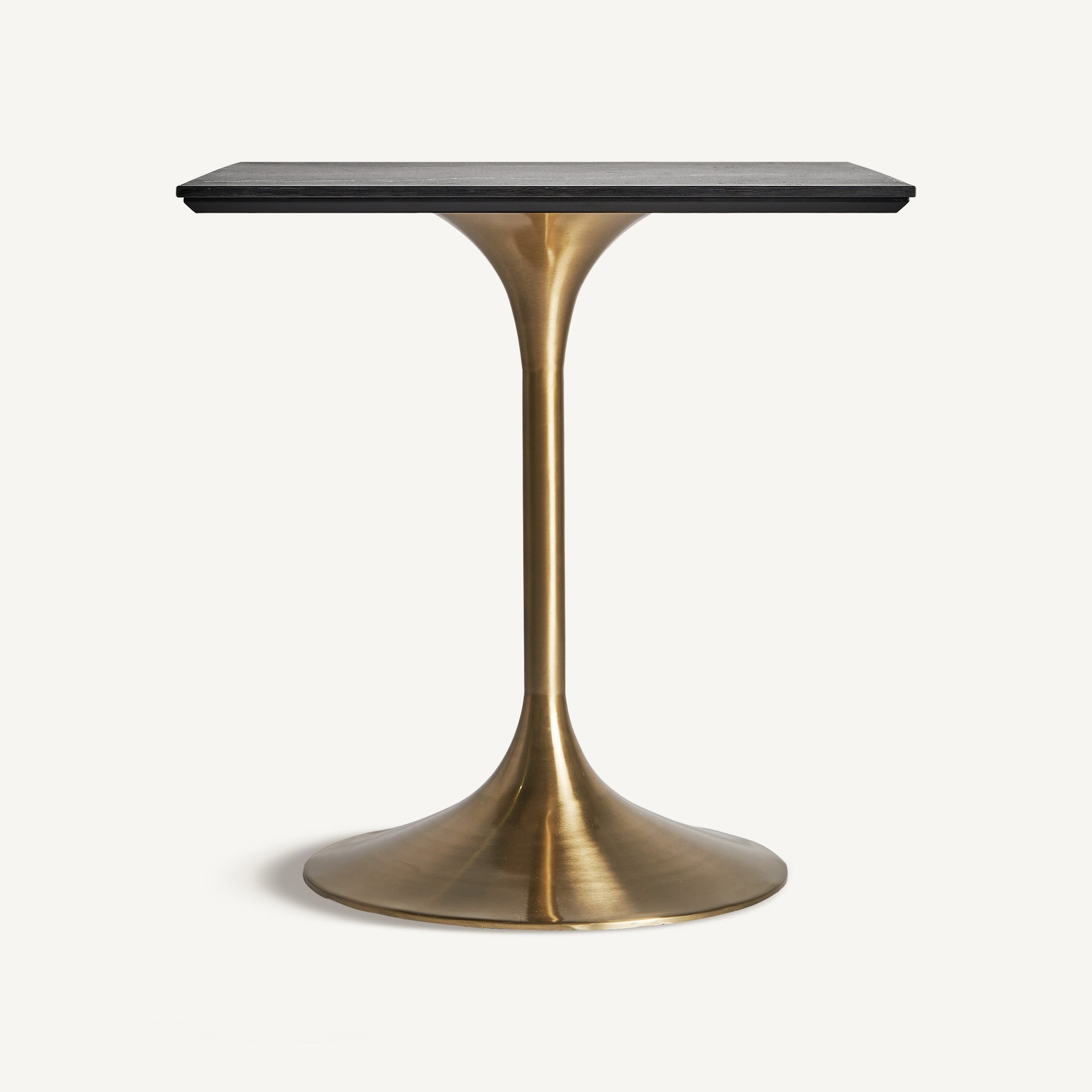 ULLALAND Black Bar Table with Gold Base