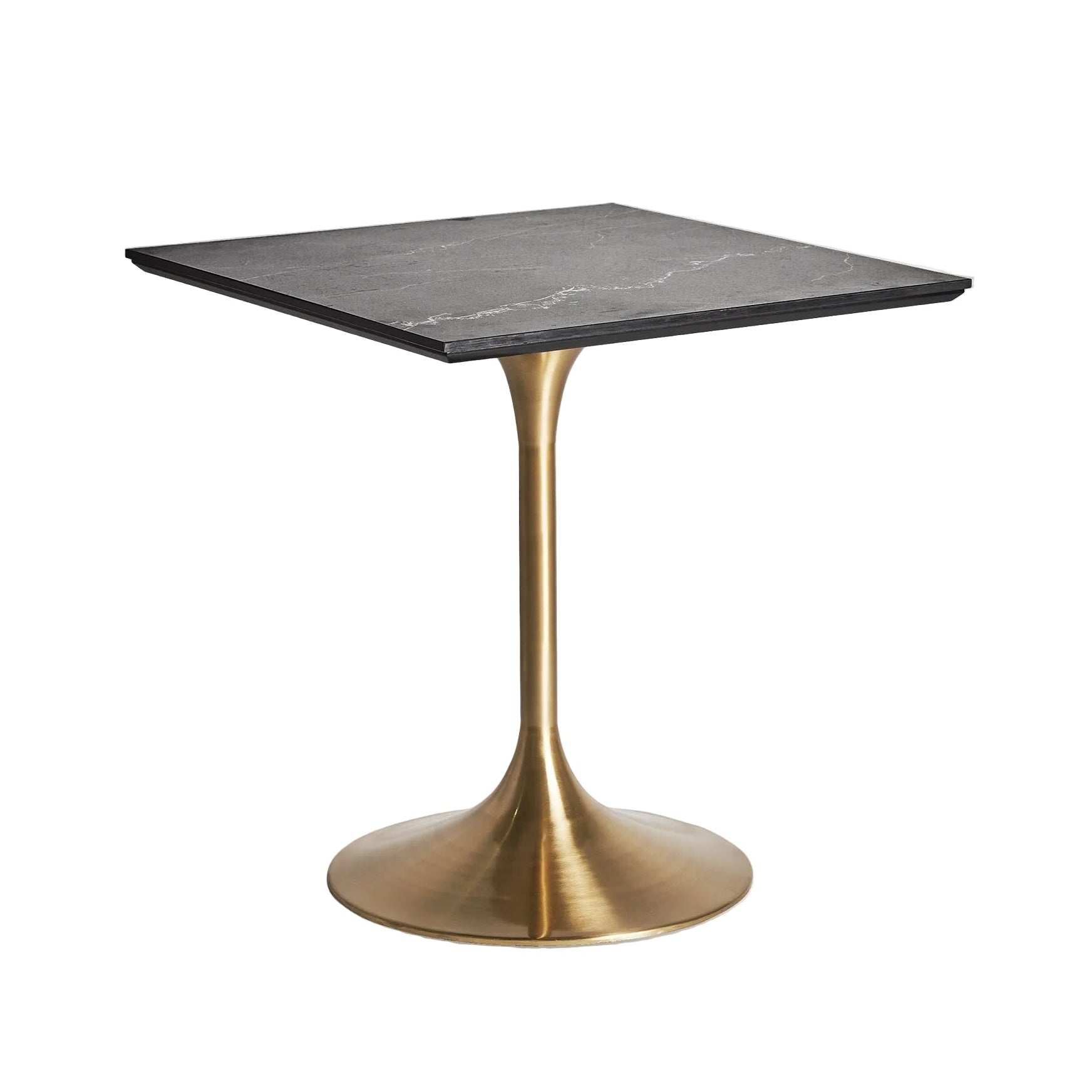 ULLALAND Black Bar Table with Gold Base