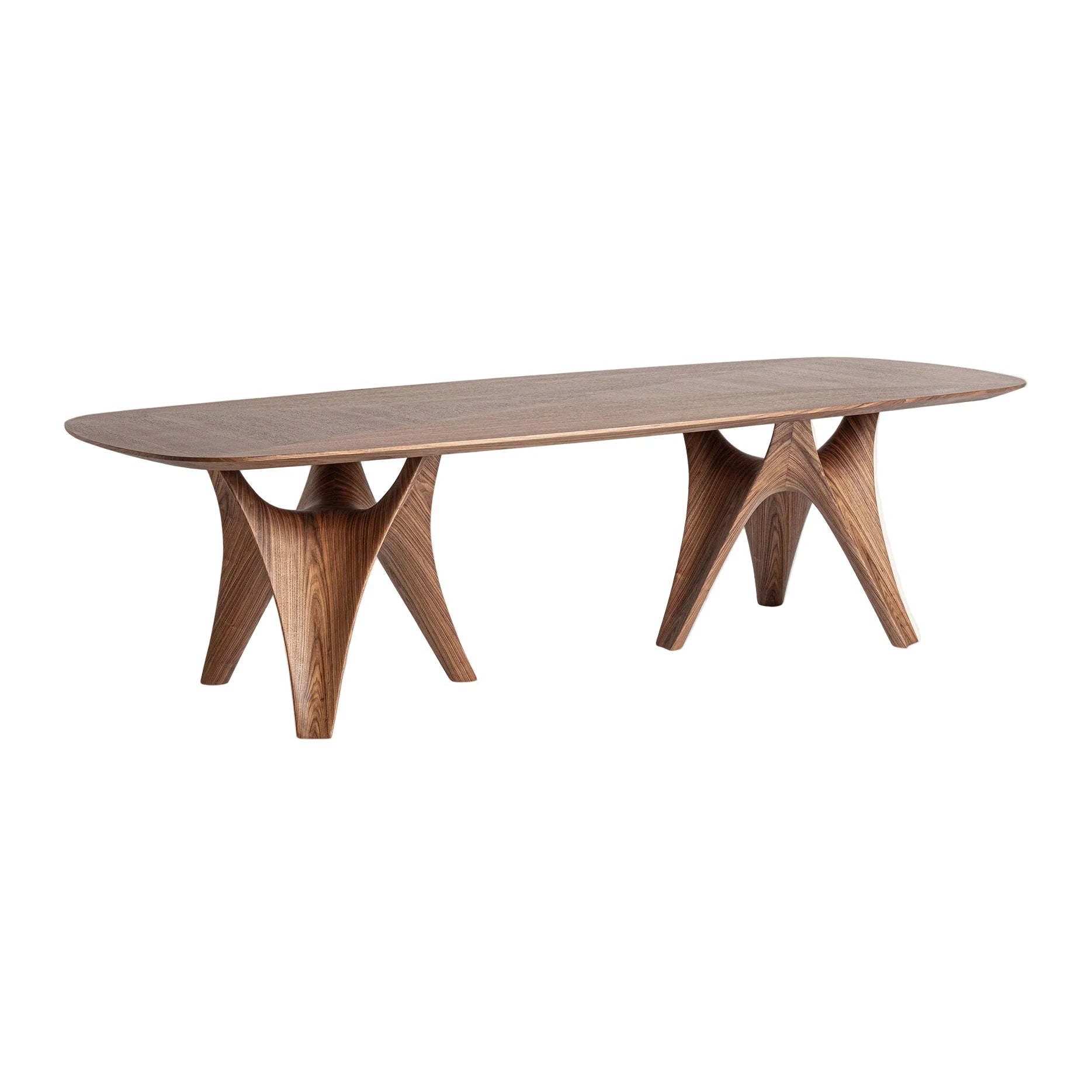 BILZEN Walnut Veneer Table