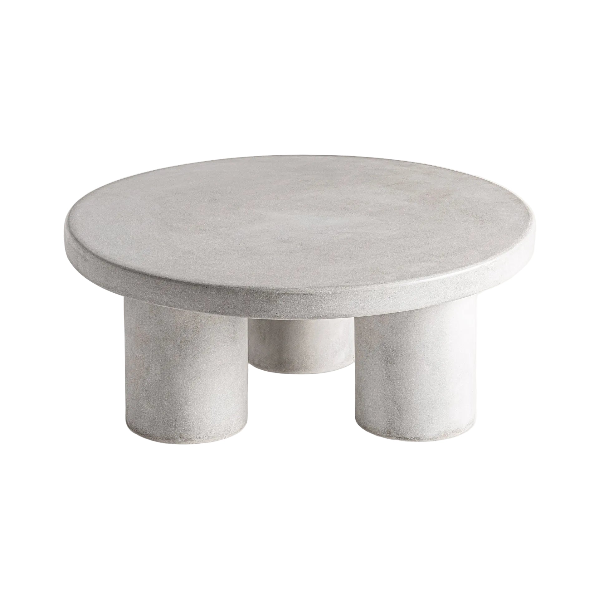 Light Gray Coffee Table with Triple Base CLES