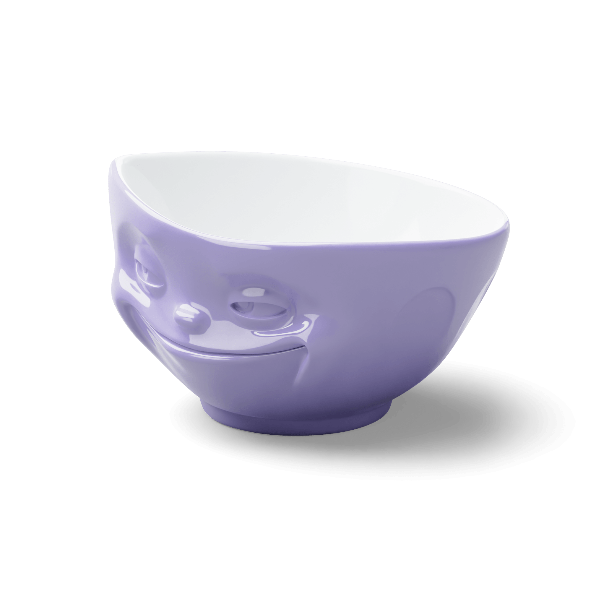 Miska GRINNING fioletowy z białym wnętrzem 58products Eye on Design
