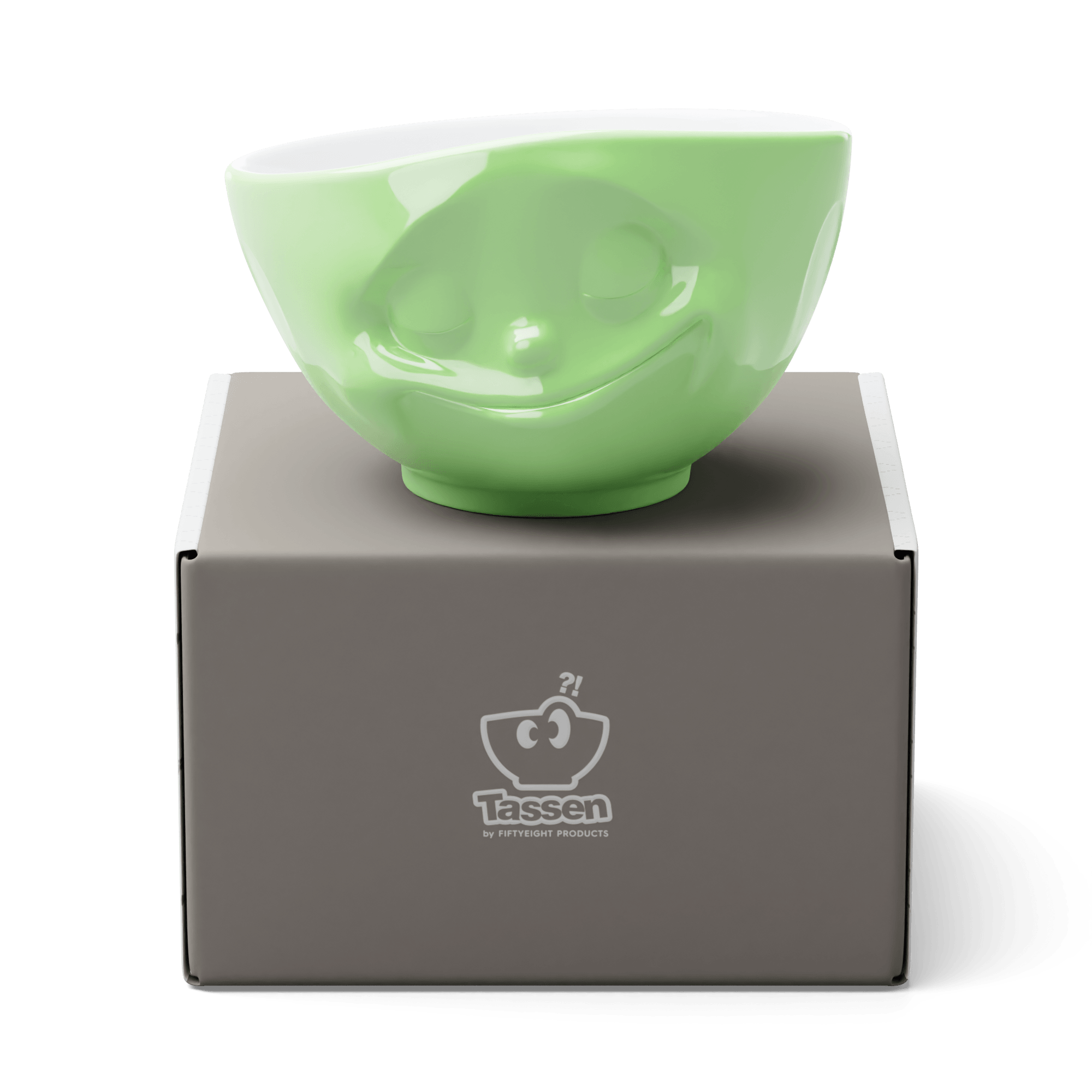 Miska HAPPY jasnozielony z białym wnętrzem 58products Eye on Design