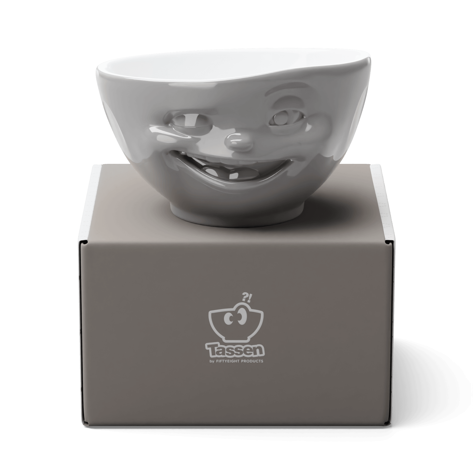 Miska WINKING szary z białym wnętrzem 58products Eye on Design