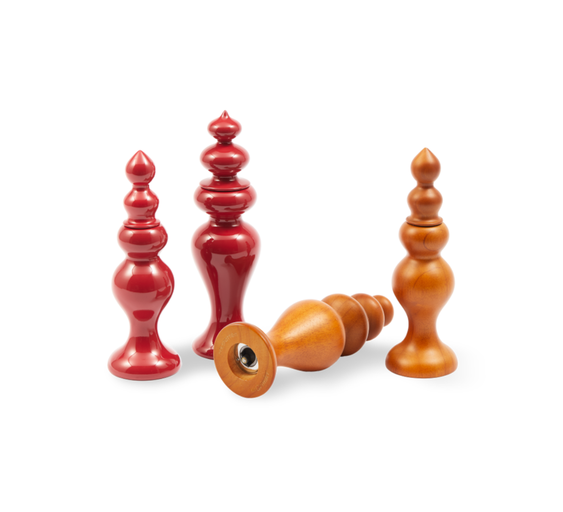 Mlynček na soľ a korenie GRINDER SOĽ/KORENIE koralová červená