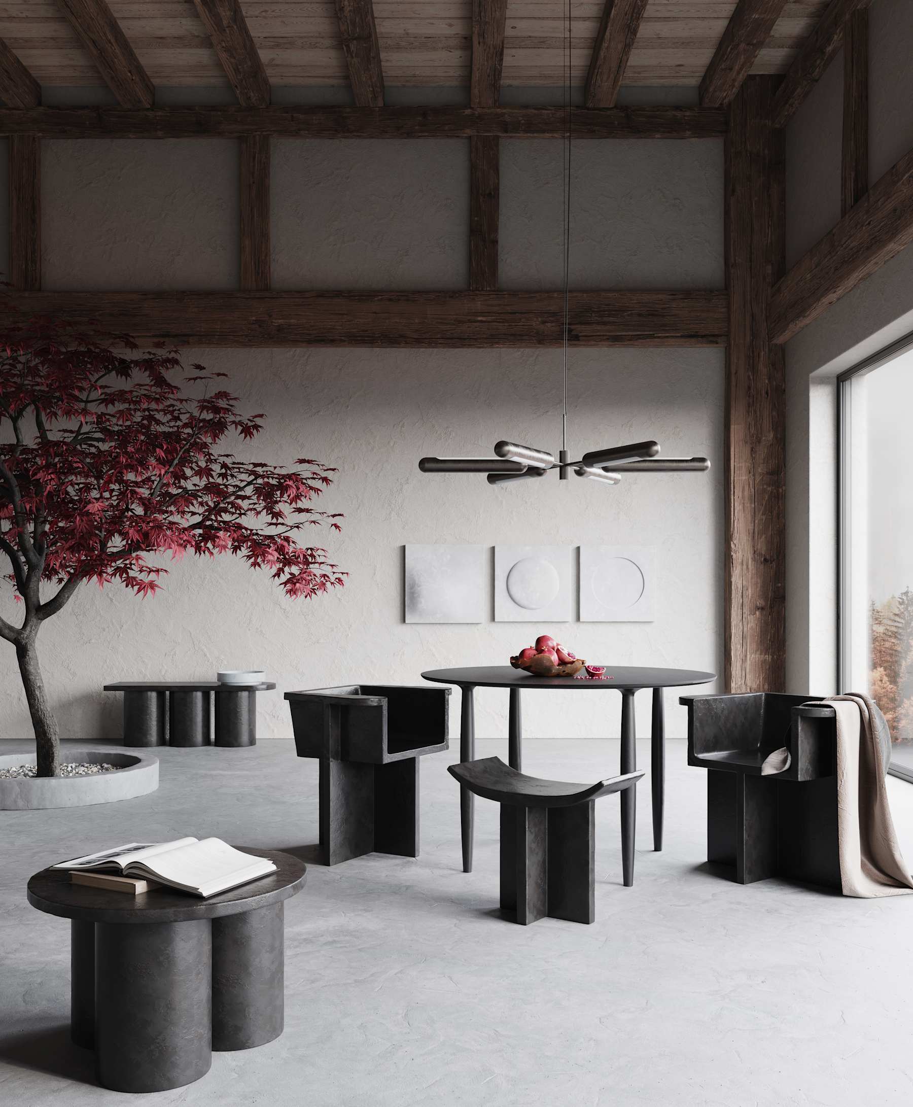 Kreslo BRUTUS kávové