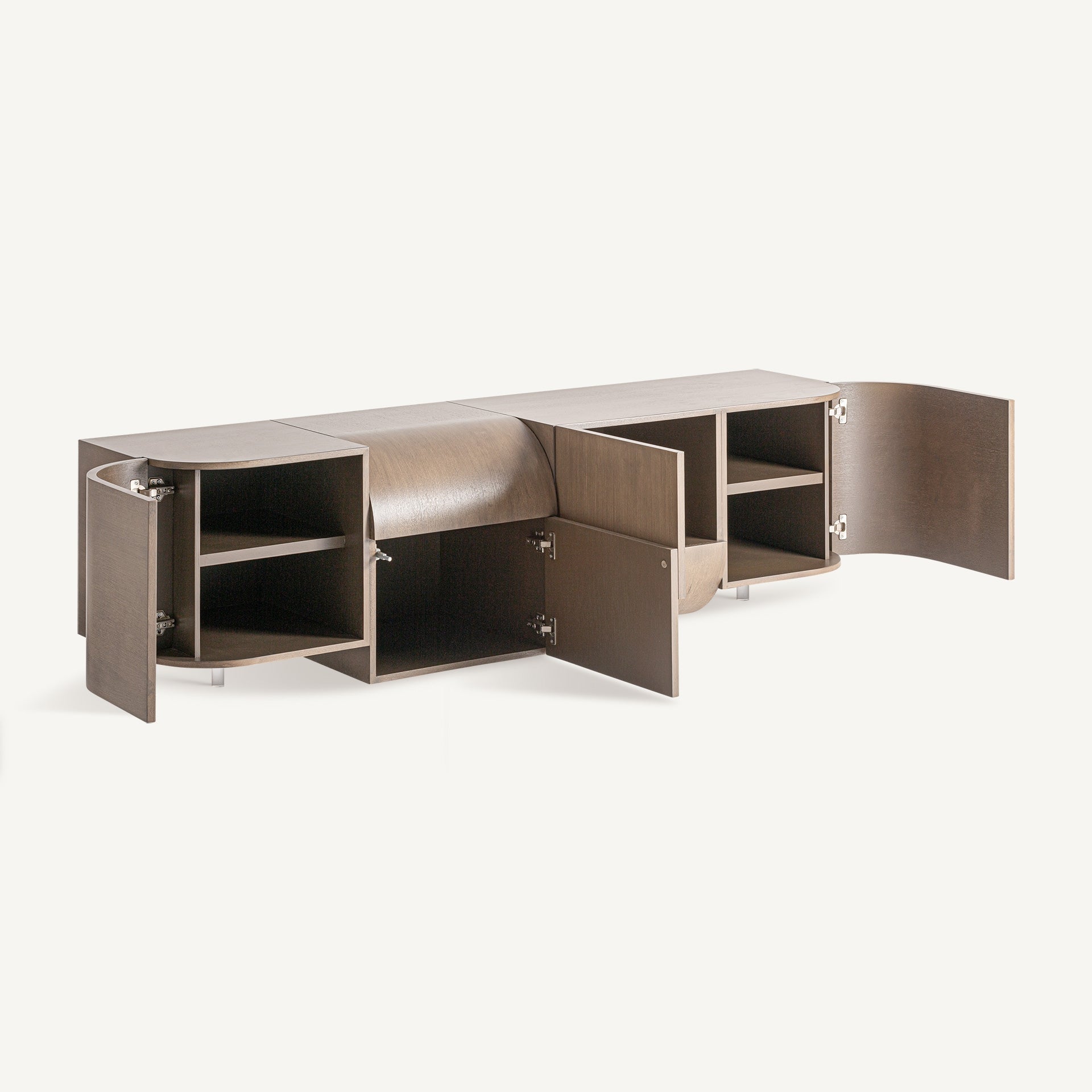 AKSARAY TV Cabinet in Oak Wood