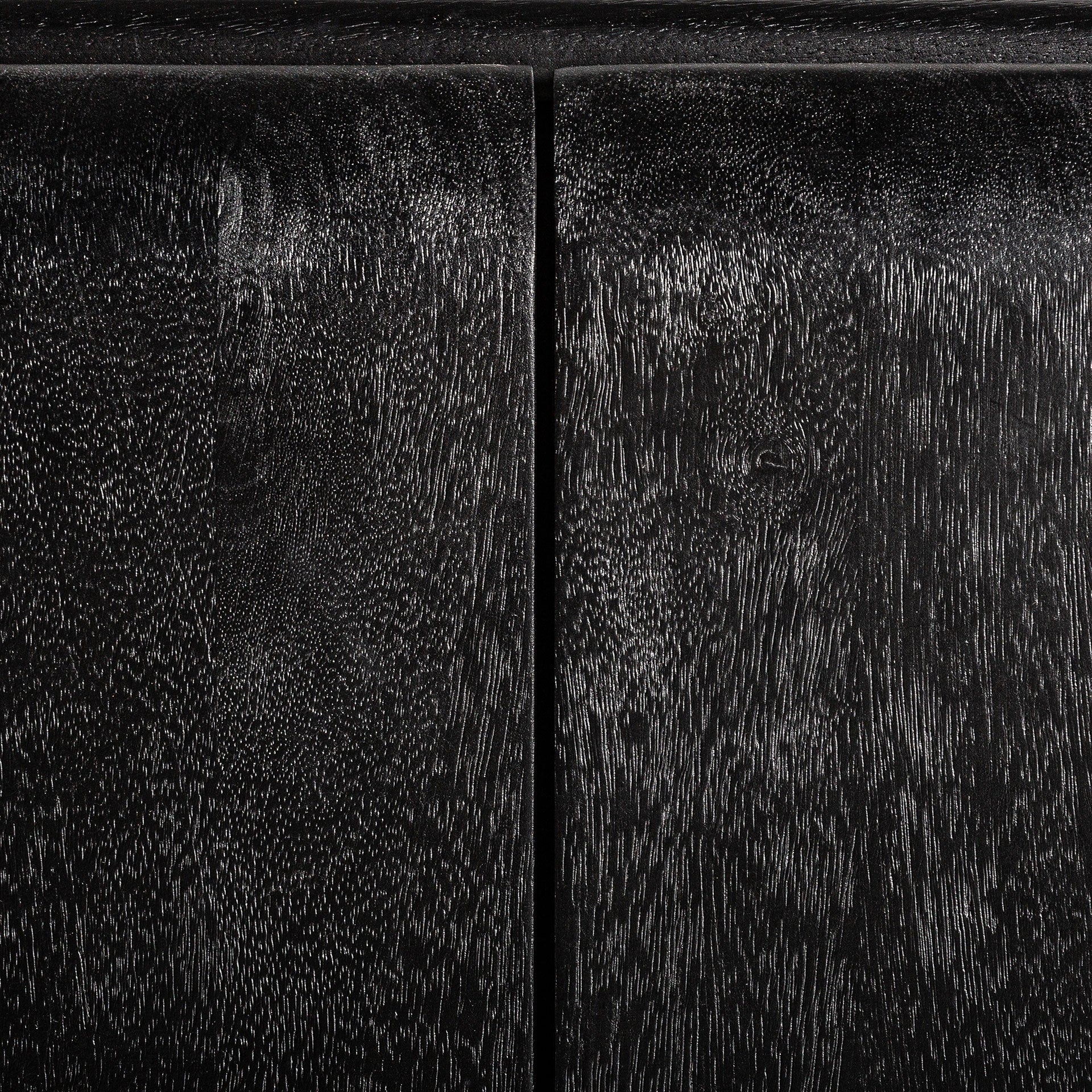 Televízna skrinka NORFOLK čierne mango drevo