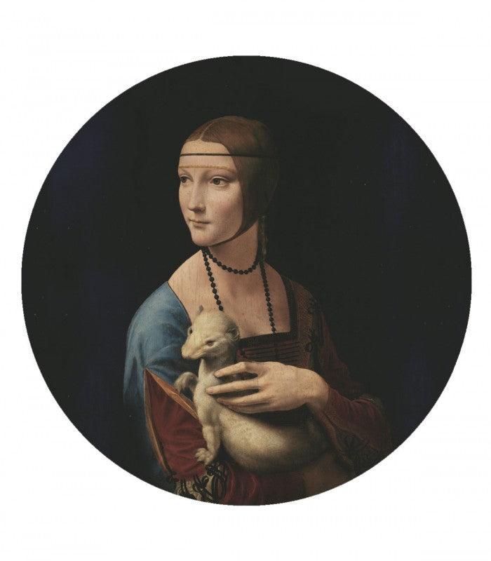 Mural DOTS Lady with an Ermine Wallcolors Eye on Design