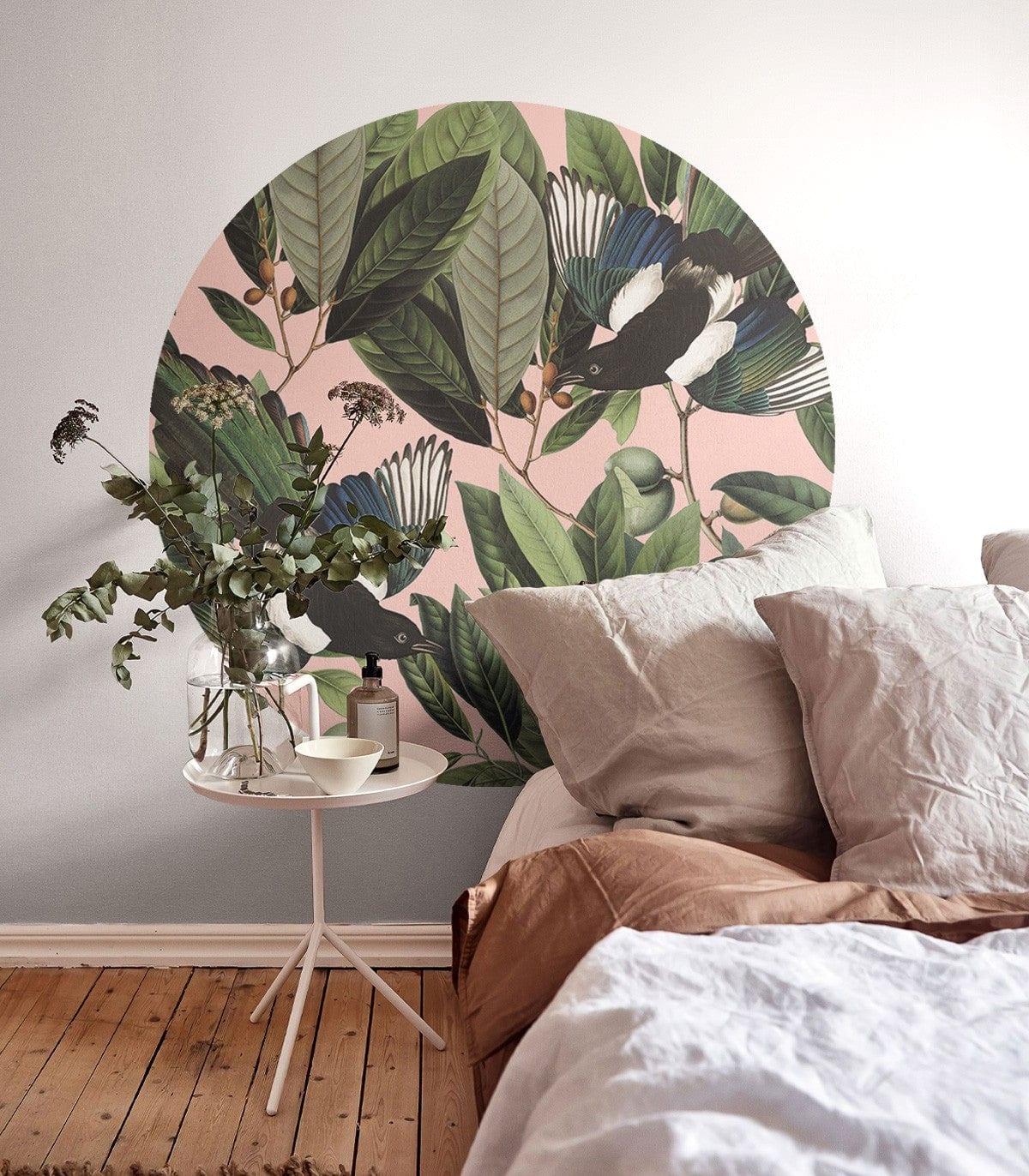 Mural DOTS MAGPIE PINK Wallcolors Eye on Design