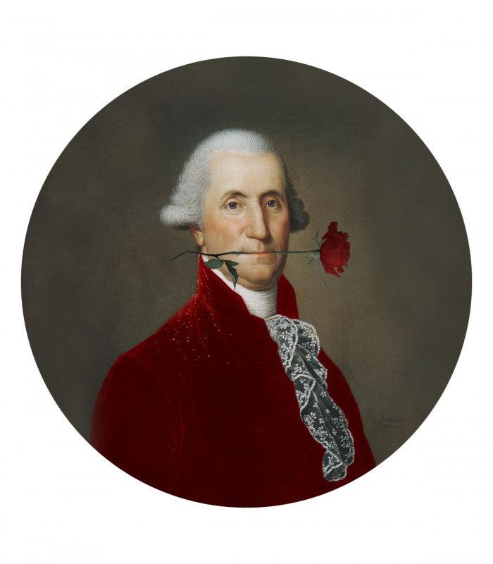 Mural DOTS Rose Lover Red Wallcolors Eye on Design