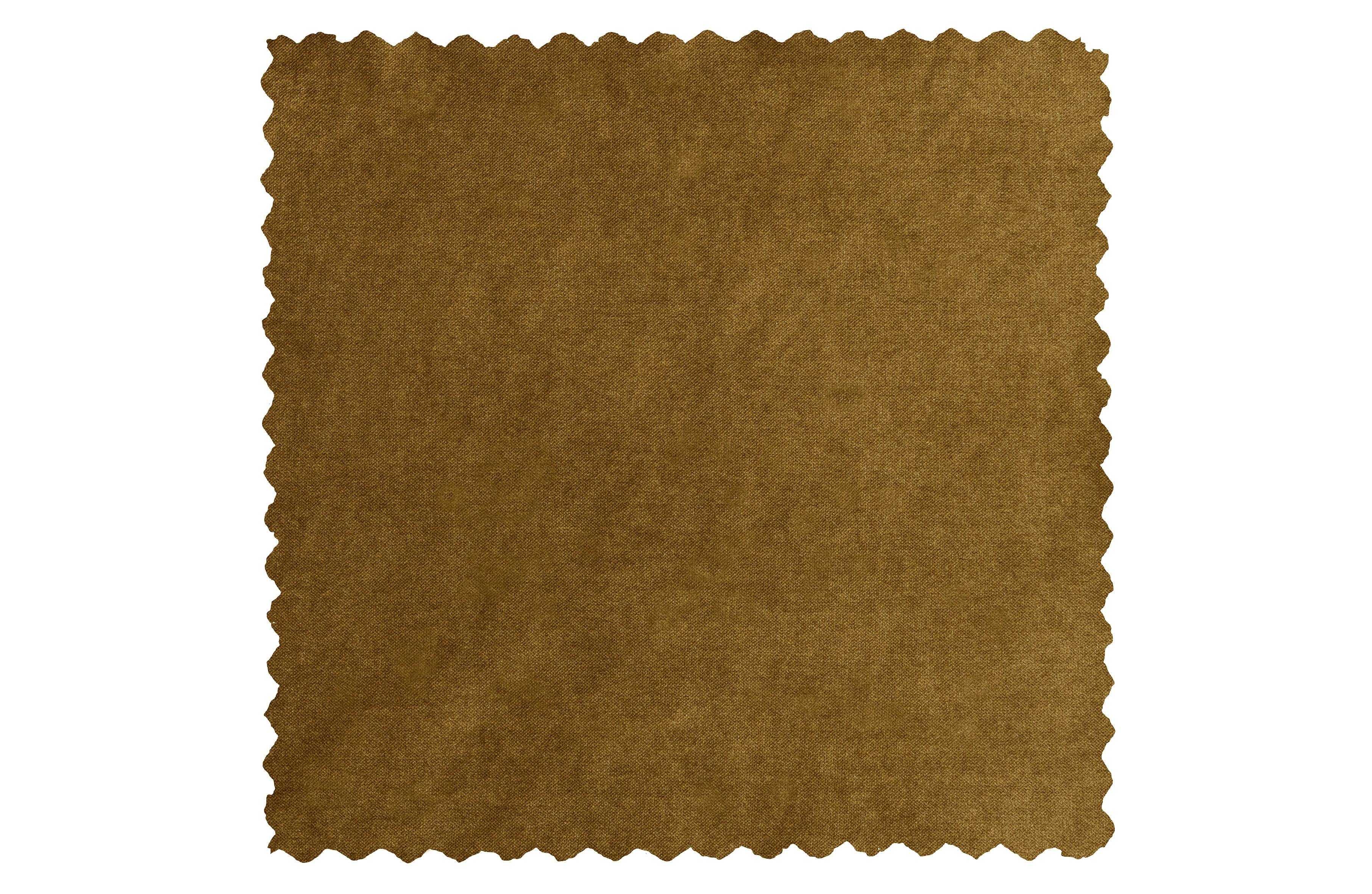 Narożnik aksamitny prawostronny STATEMENT miodowy Be Pure Eye on Design