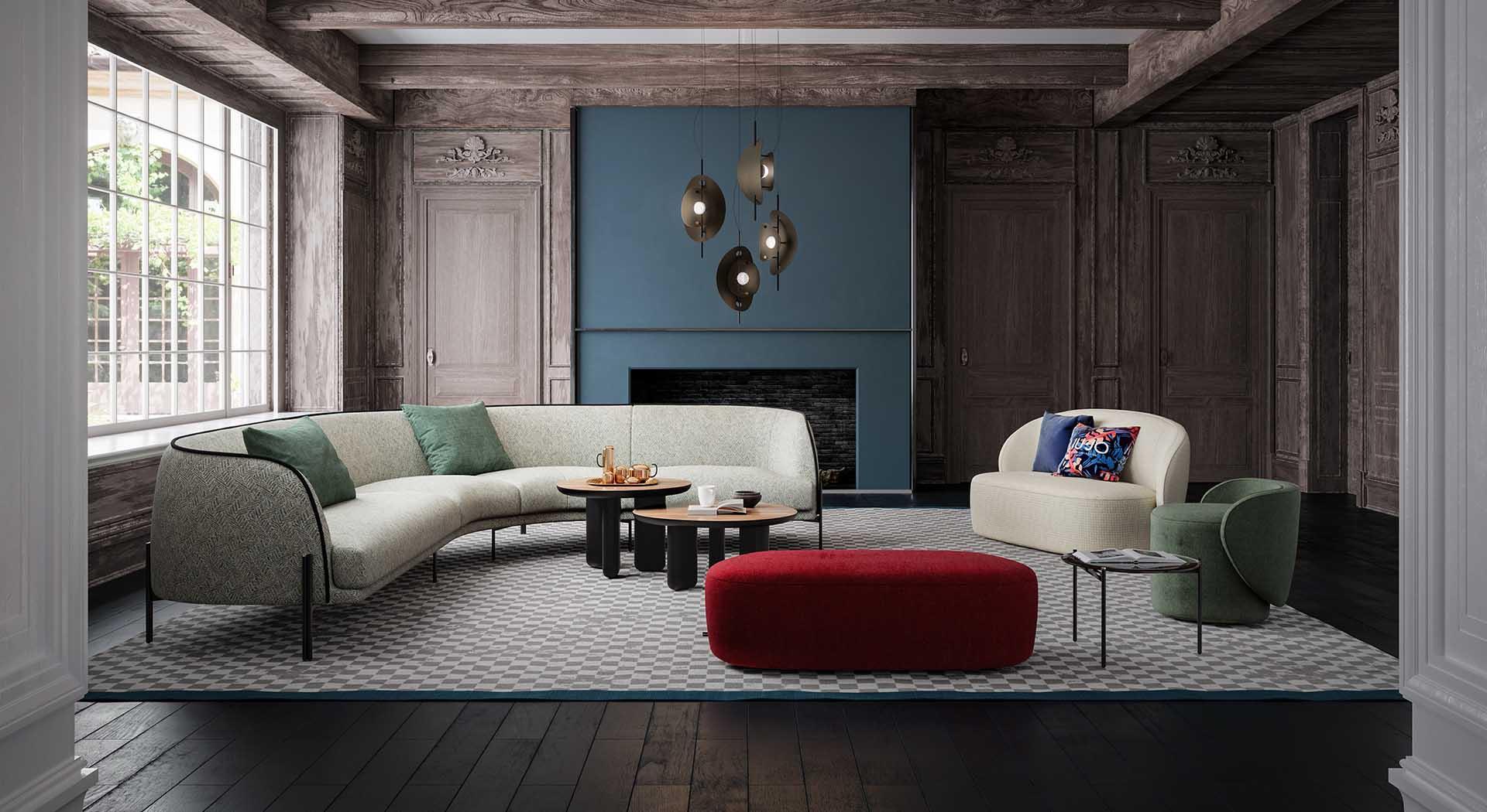 Narożnik CAILLOU jasnobeżowy Liu Jo Living Eye on Design