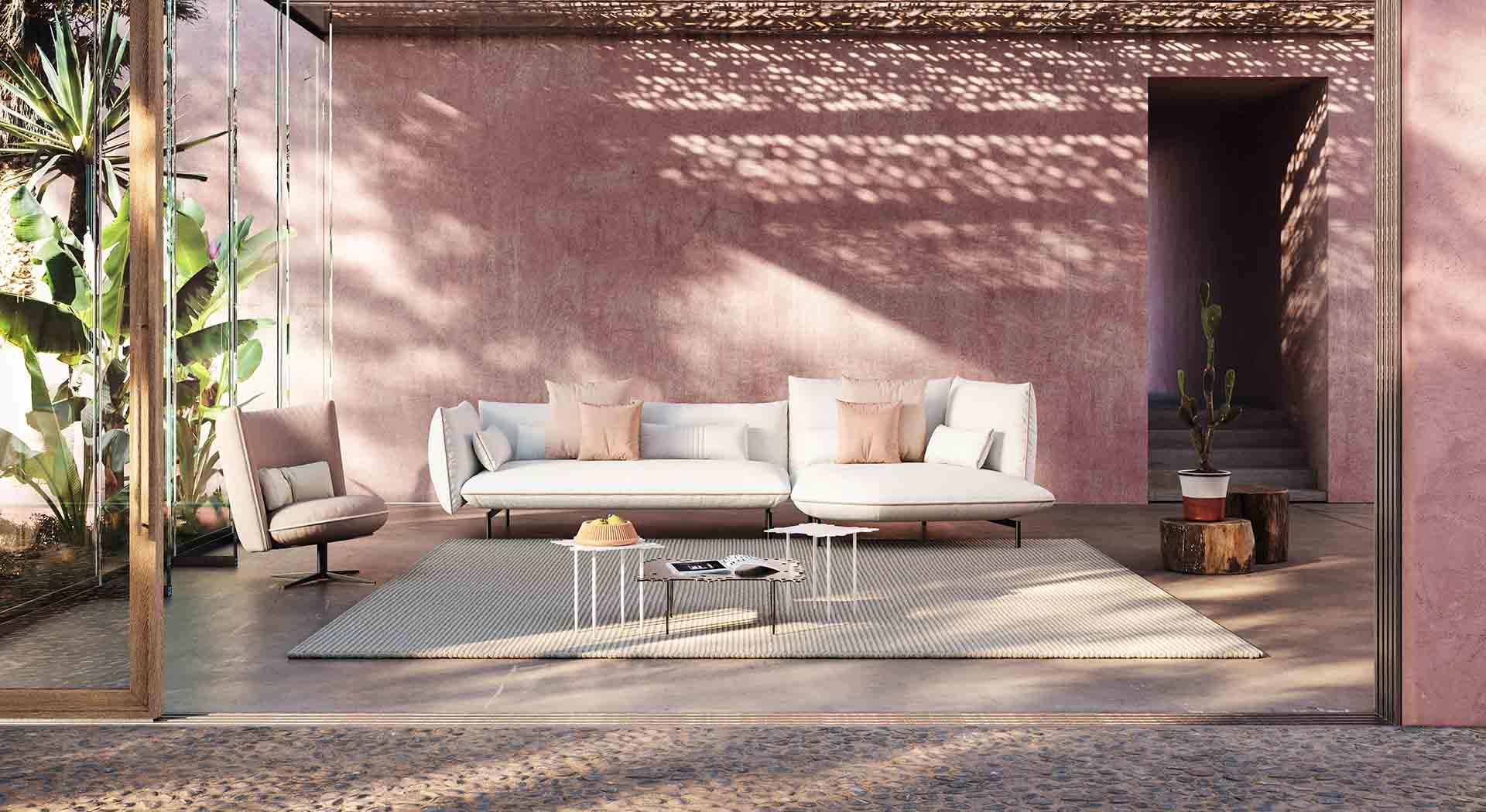 Narożnik ICE BREAKER beżowy Liu Jo Living Eye on Design