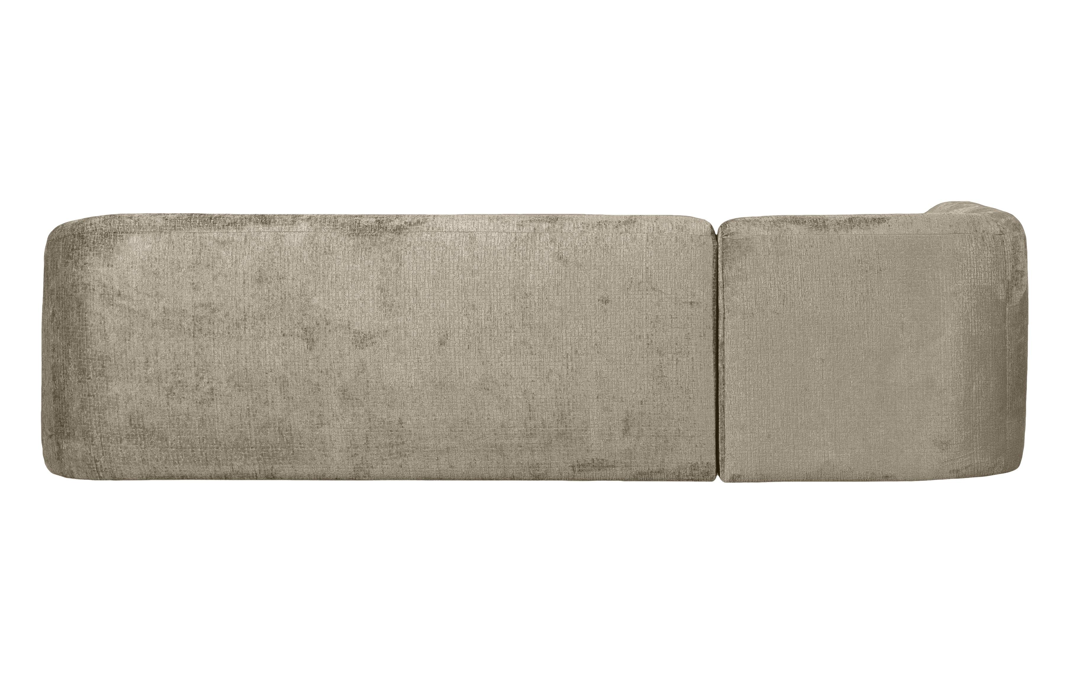 Narożnik lewostronny aksamitny SLOPING beżowy Be Pure Eye on Design