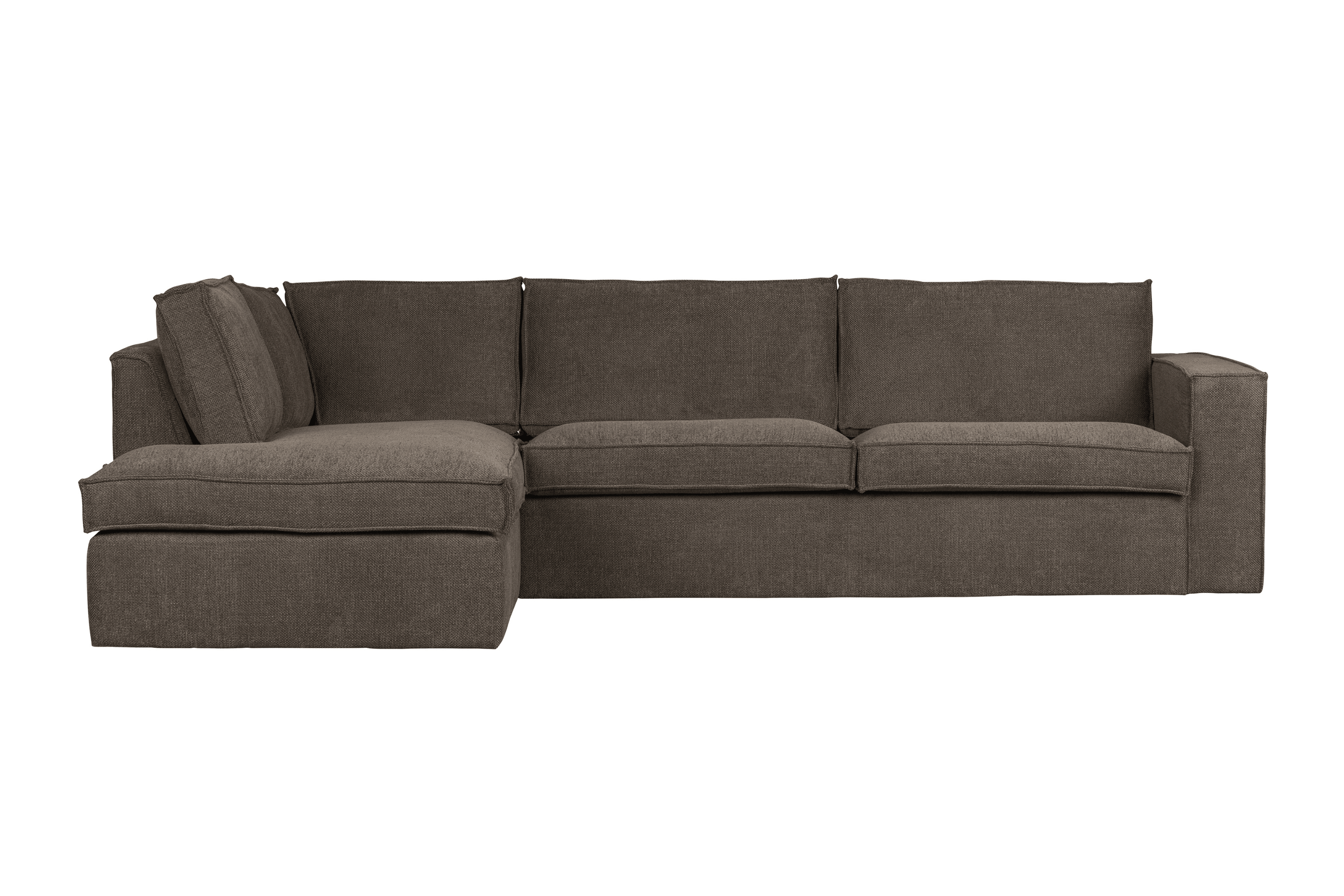 Narożnik lewostronny FREDDIE ciemnobrązowy Woood Eye on Design