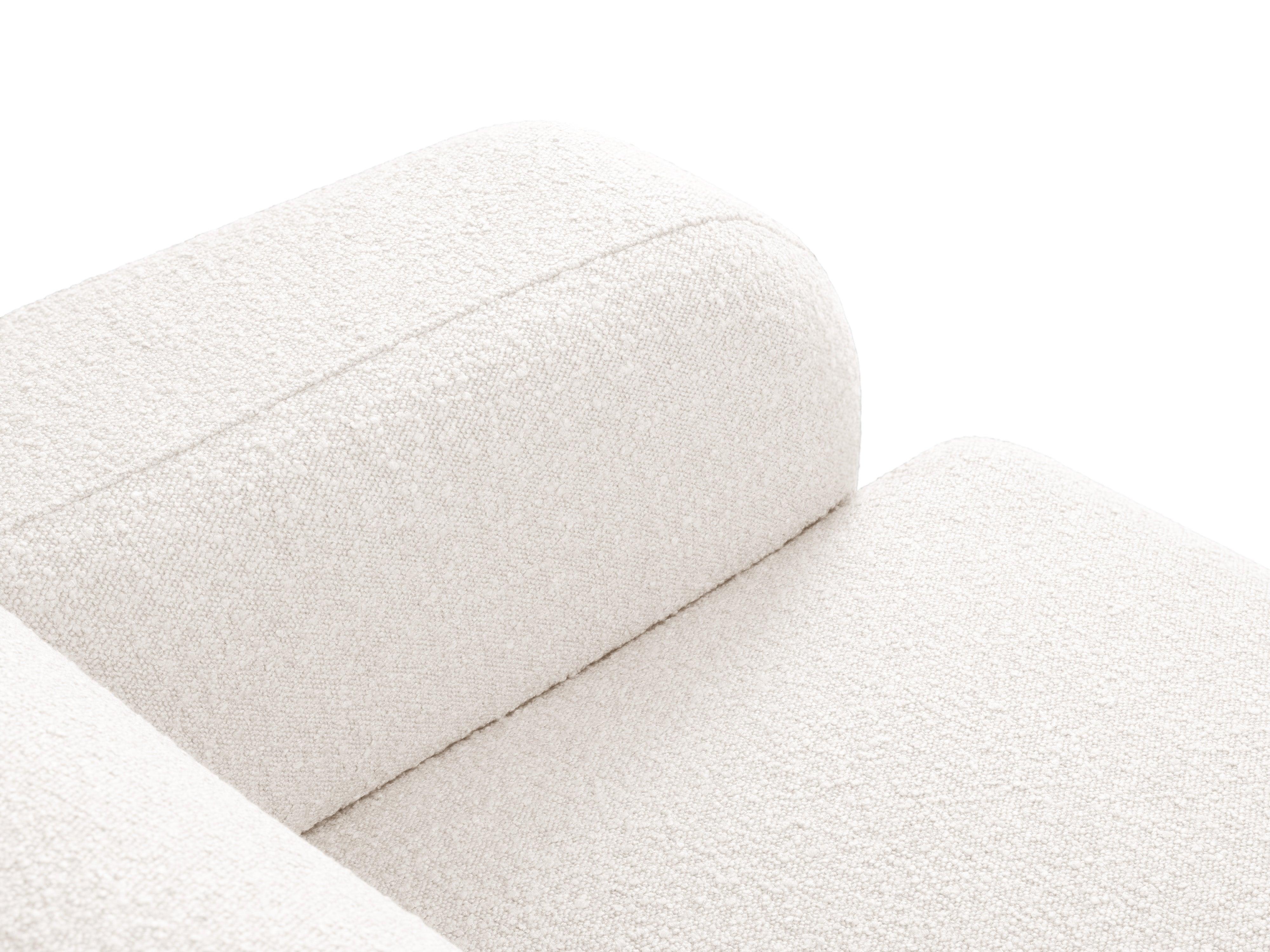 Narożnik lewostronny w tkaninie boucle 4-osobowy LOLA biały Windsor & Co Eye on Design