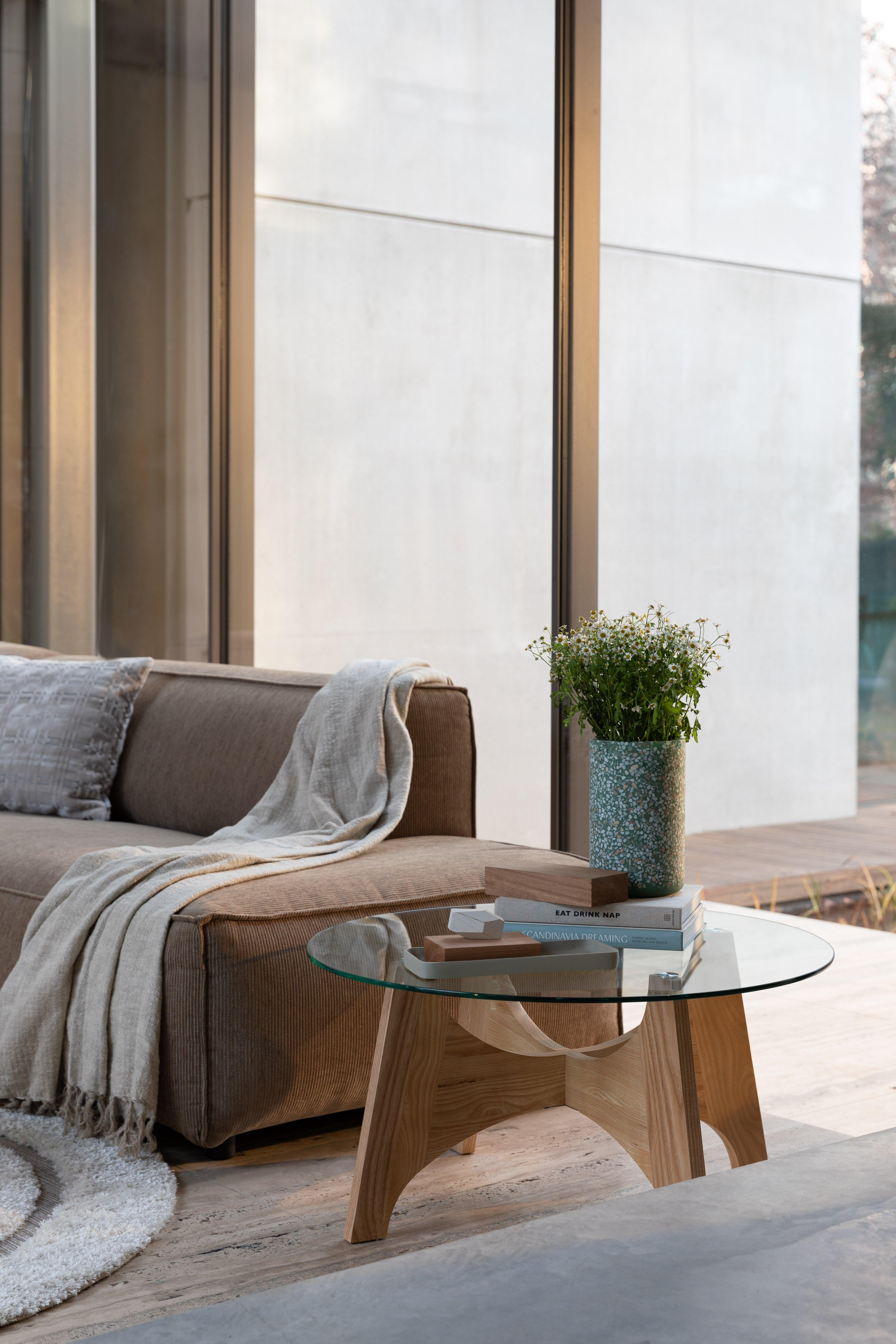 Fat Freddy Rib Sofa Right Caramel Zuiver Eye on Design