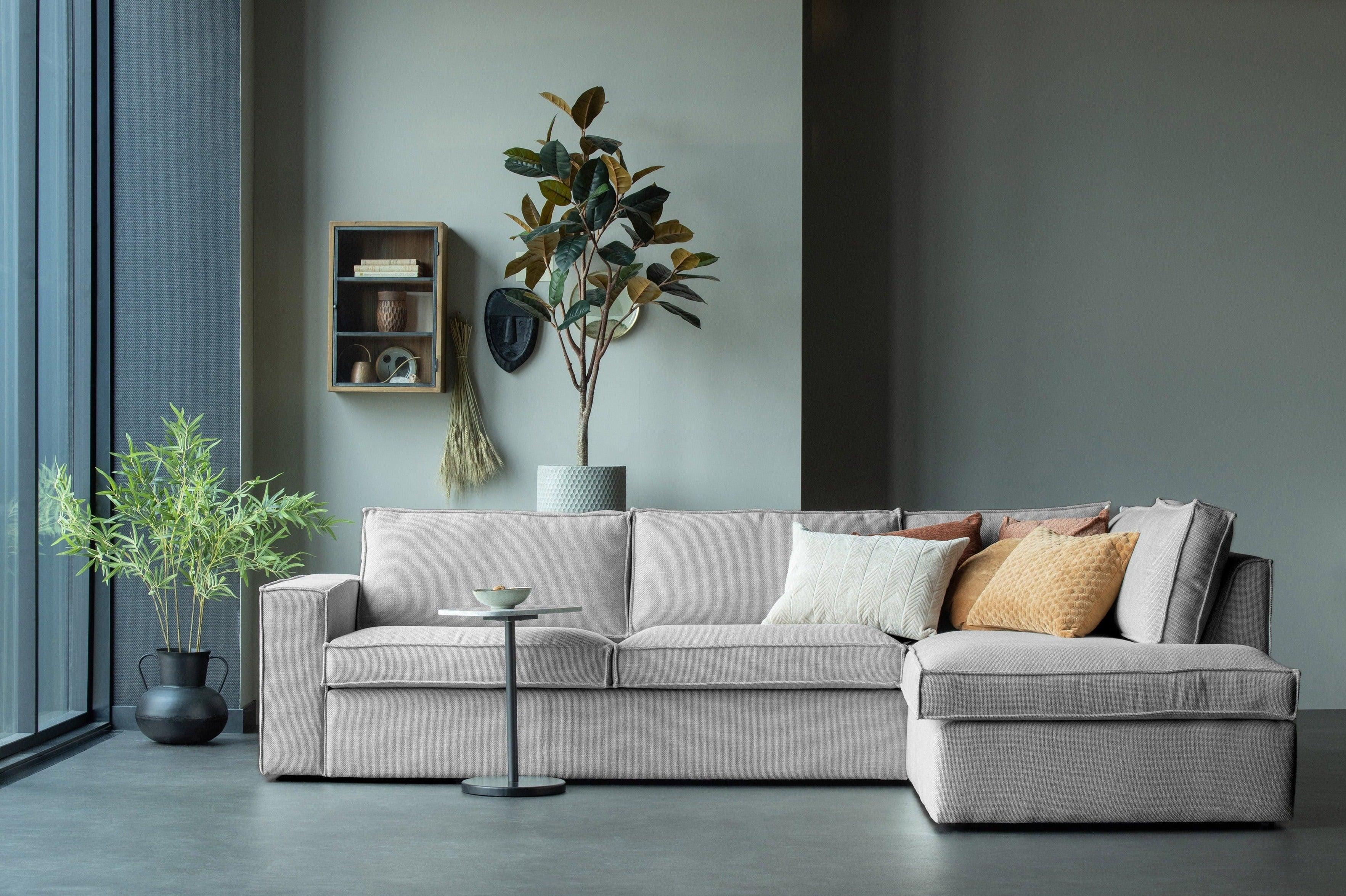 Narożnik prawostronny FREDDIE beżowy Woood Eye on Design