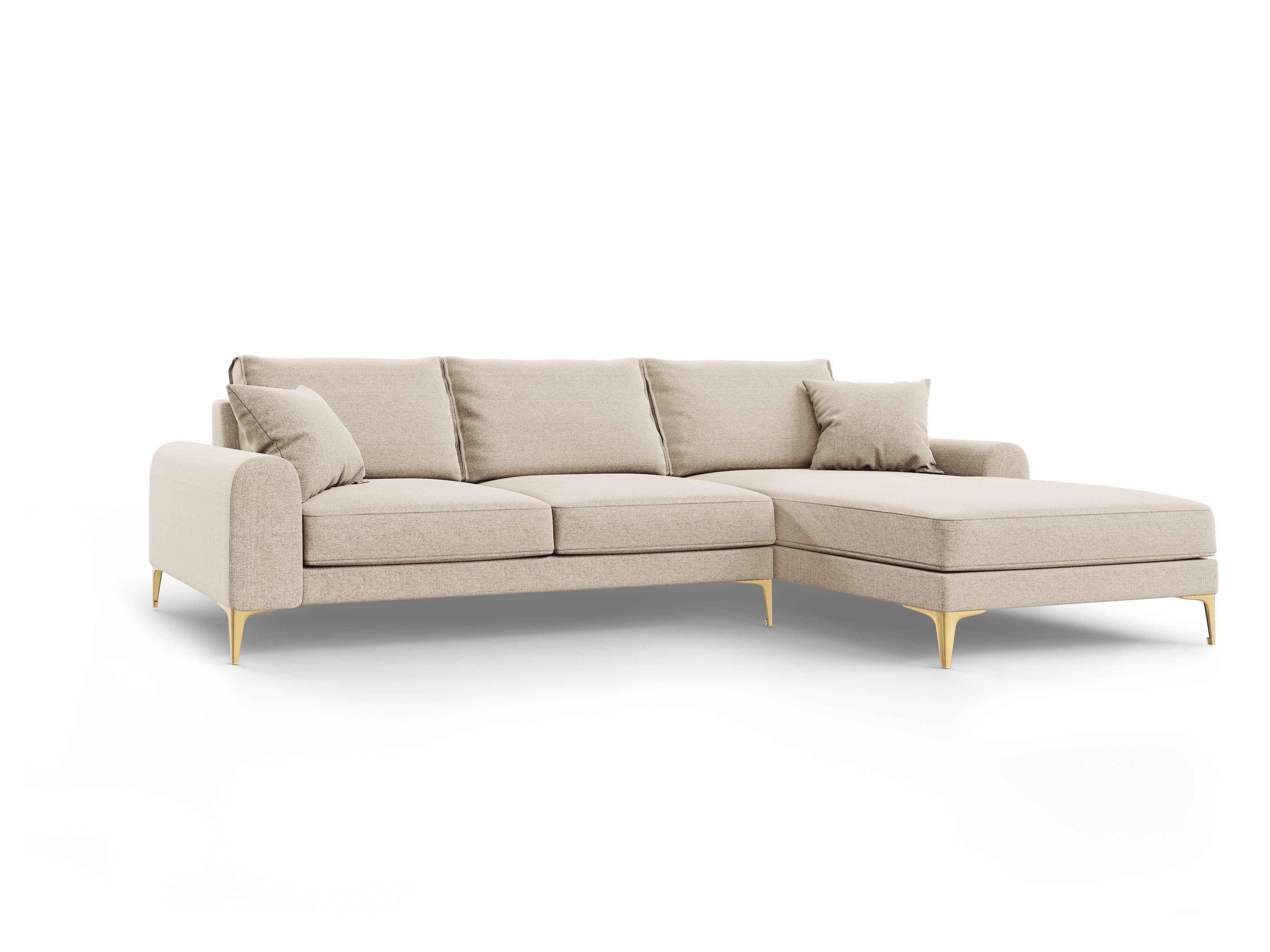 Narożnik prawostronny MADARA beżowy Mazzini Sofas Eye on Design