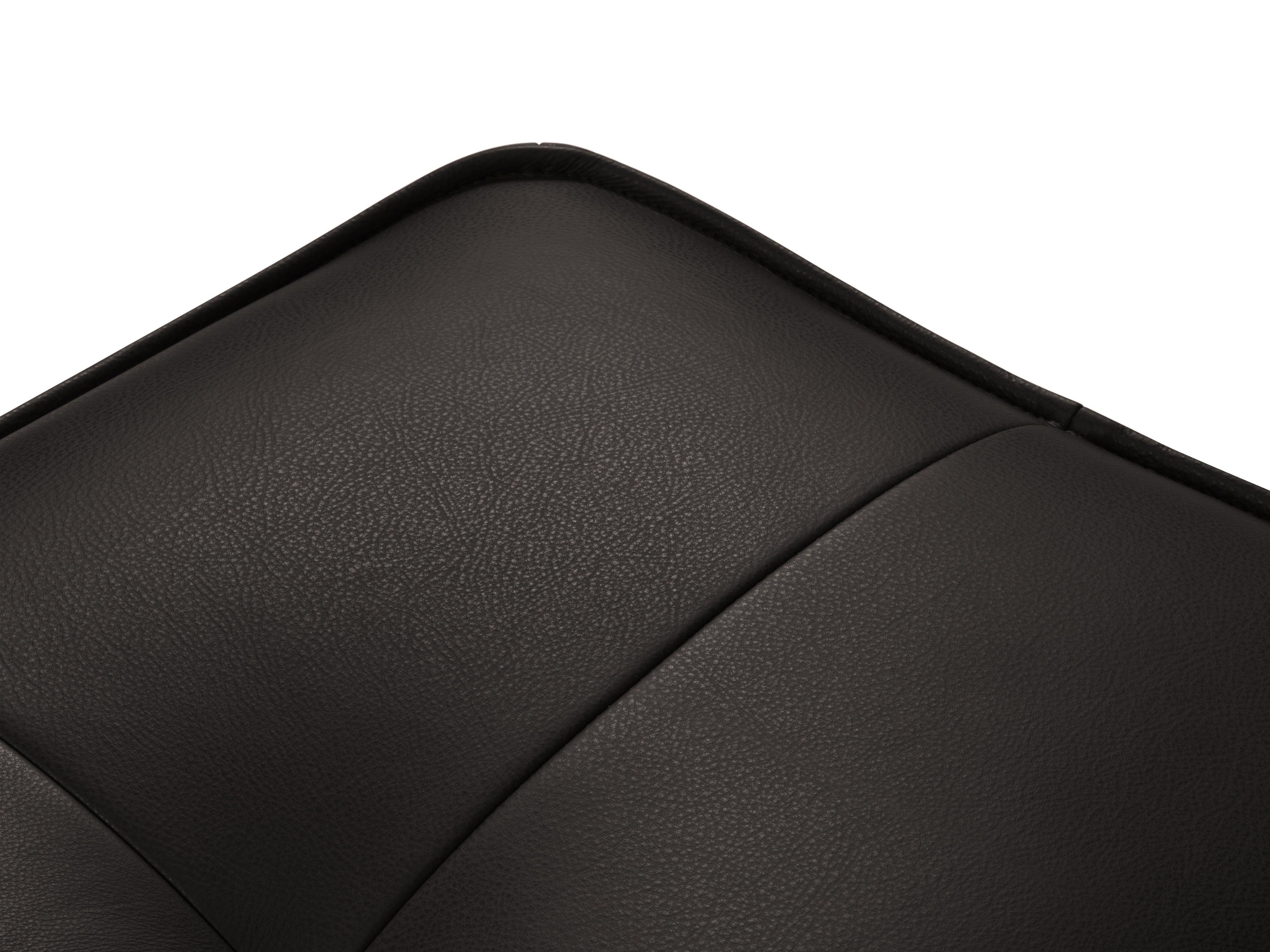 Narożnik skórzany lewostronny LILY czarny Maison Heritage Eye on Design