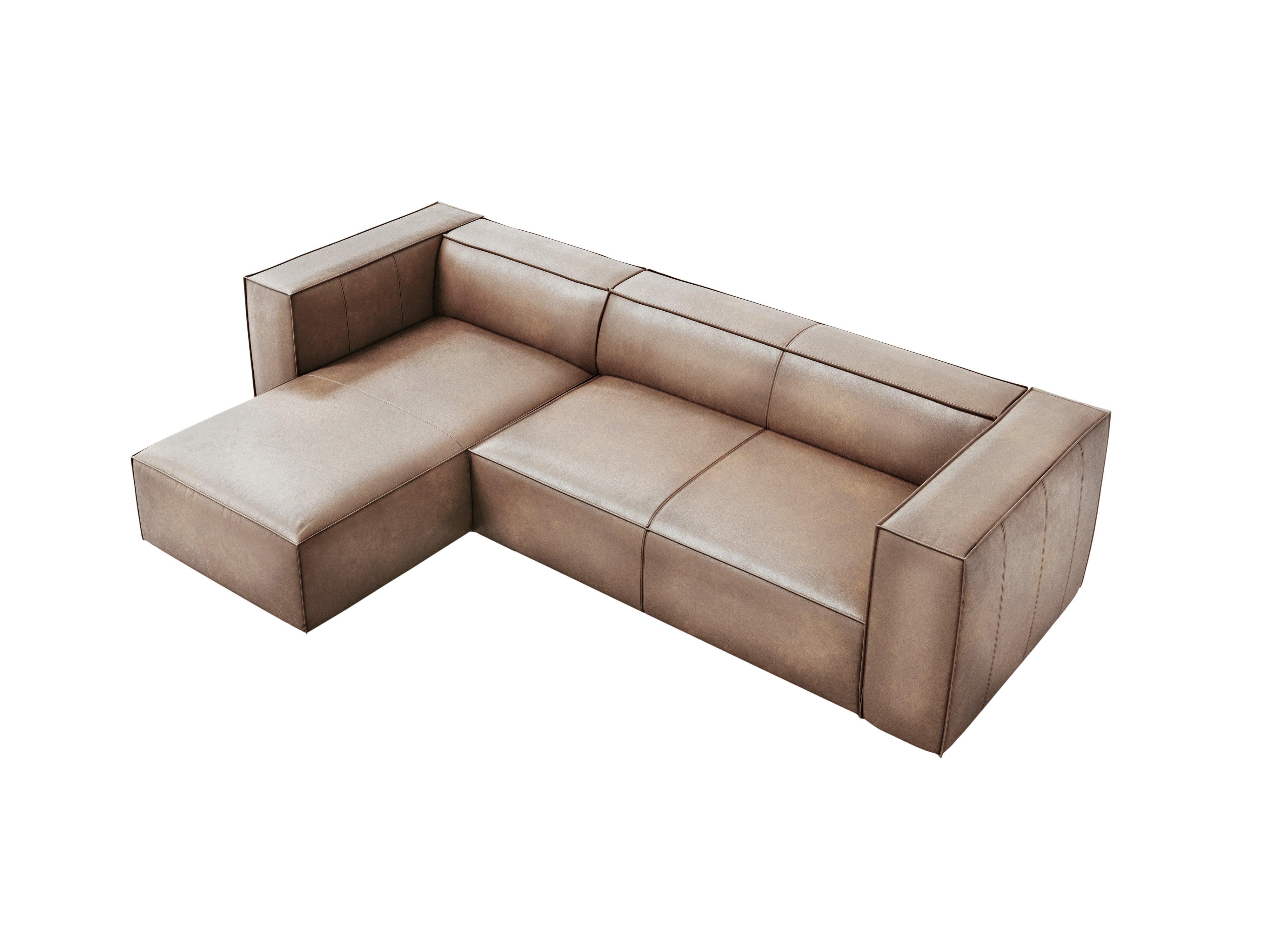 Narożnik skórzany lewostronny MADAME beżowy Windsor & Co Eye on Design