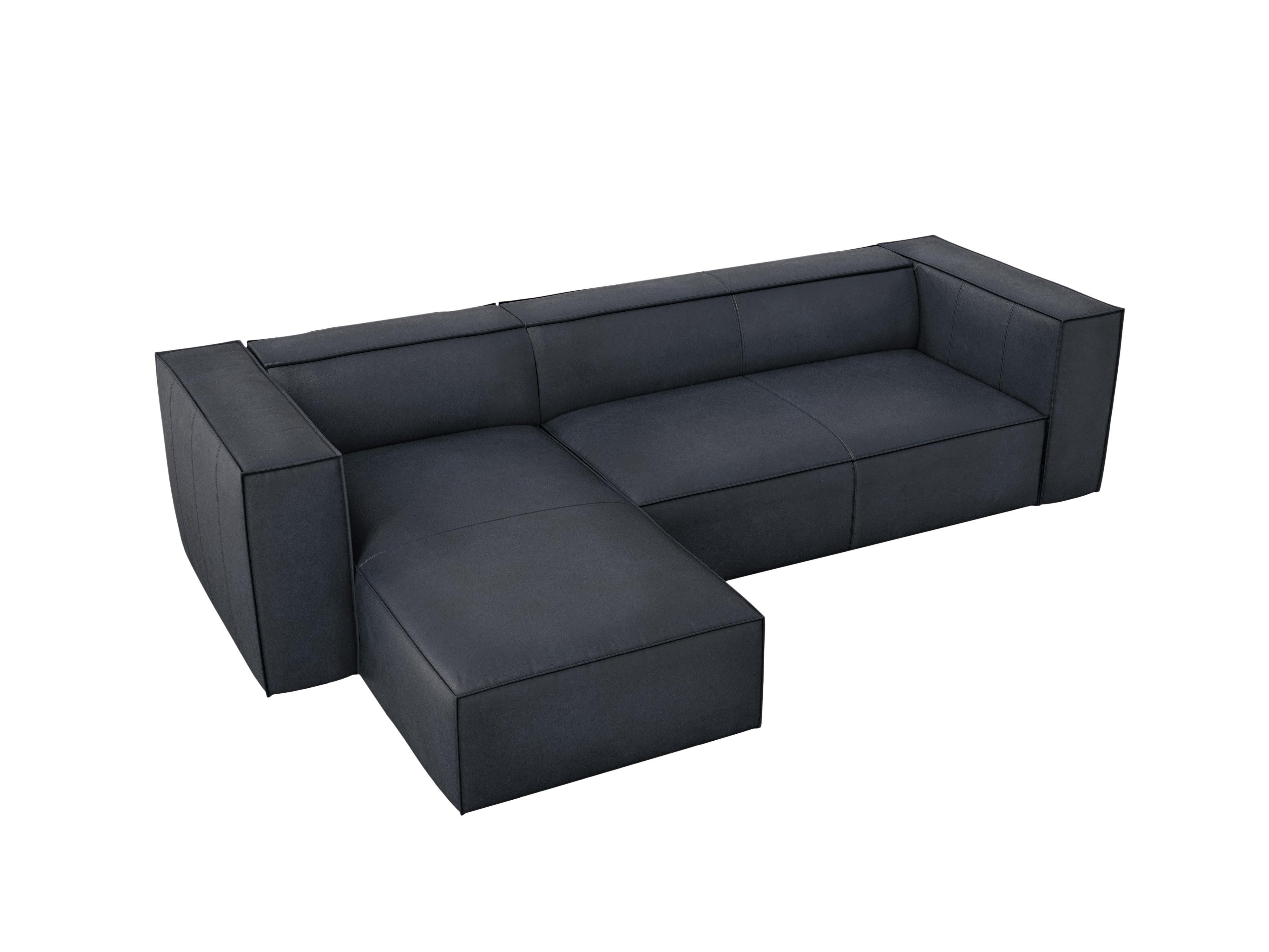 Narożnik skórzany lewostronny MADAME grafitowy Windsor & Co Eye on Design