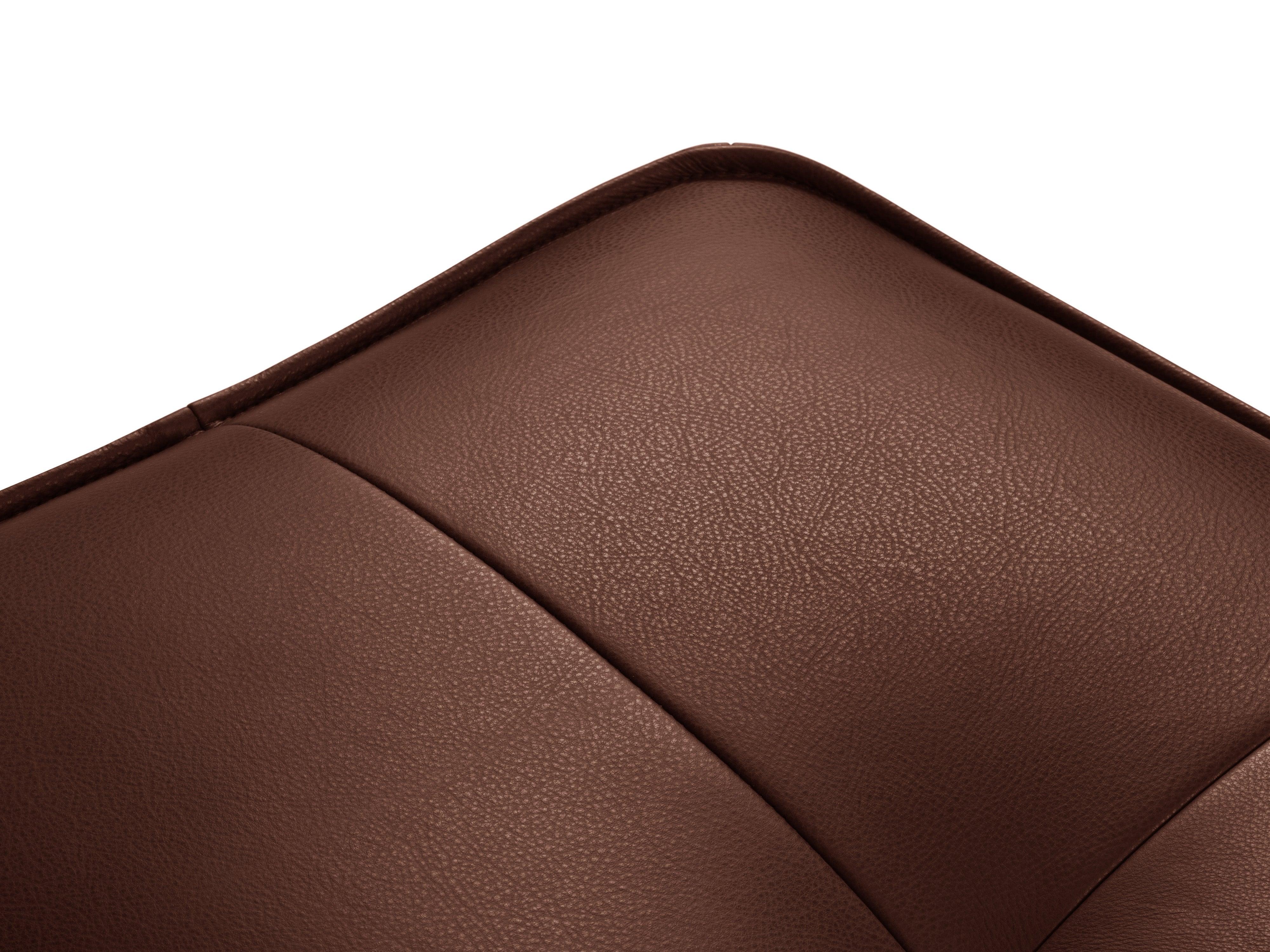 Narożnik skórzany prawostronny LILY brązowy Maison Heritage Eye on Design