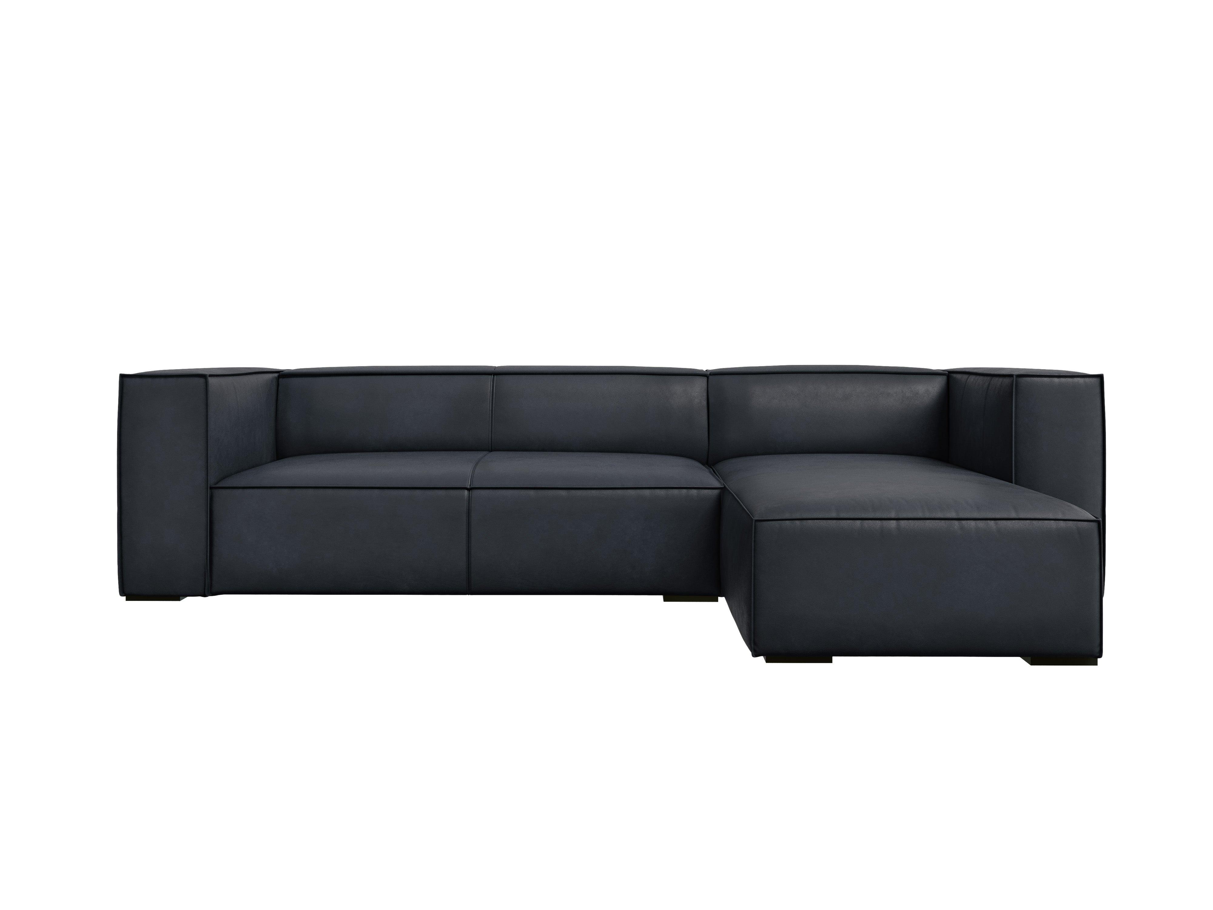 Narożnik skórzany prawostronny MADAME grafitowy Windsor & Co Eye on Design