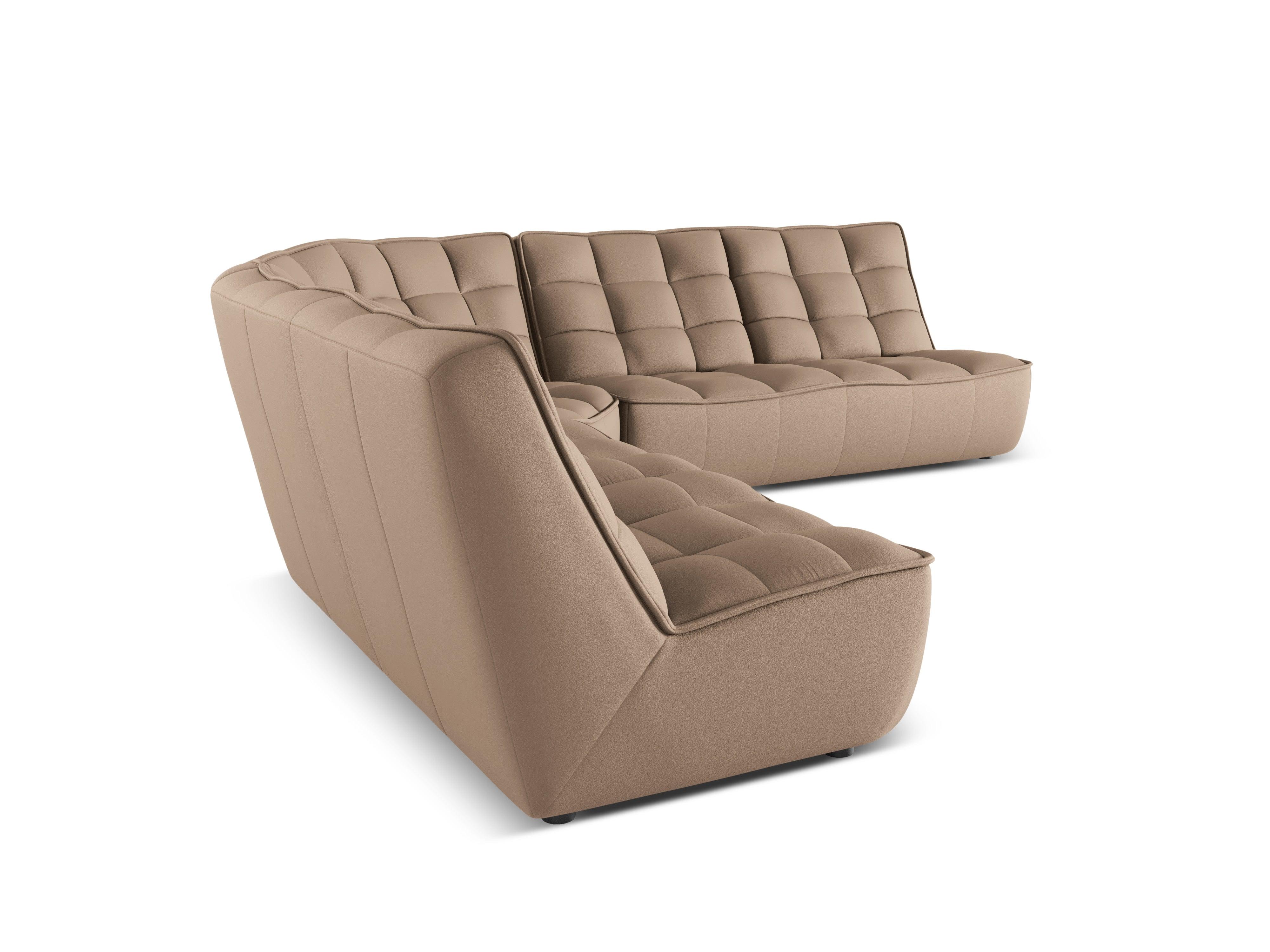 Narożnik skórzany symetryczny MONI cappuccino Maison Heritage Eye on Design