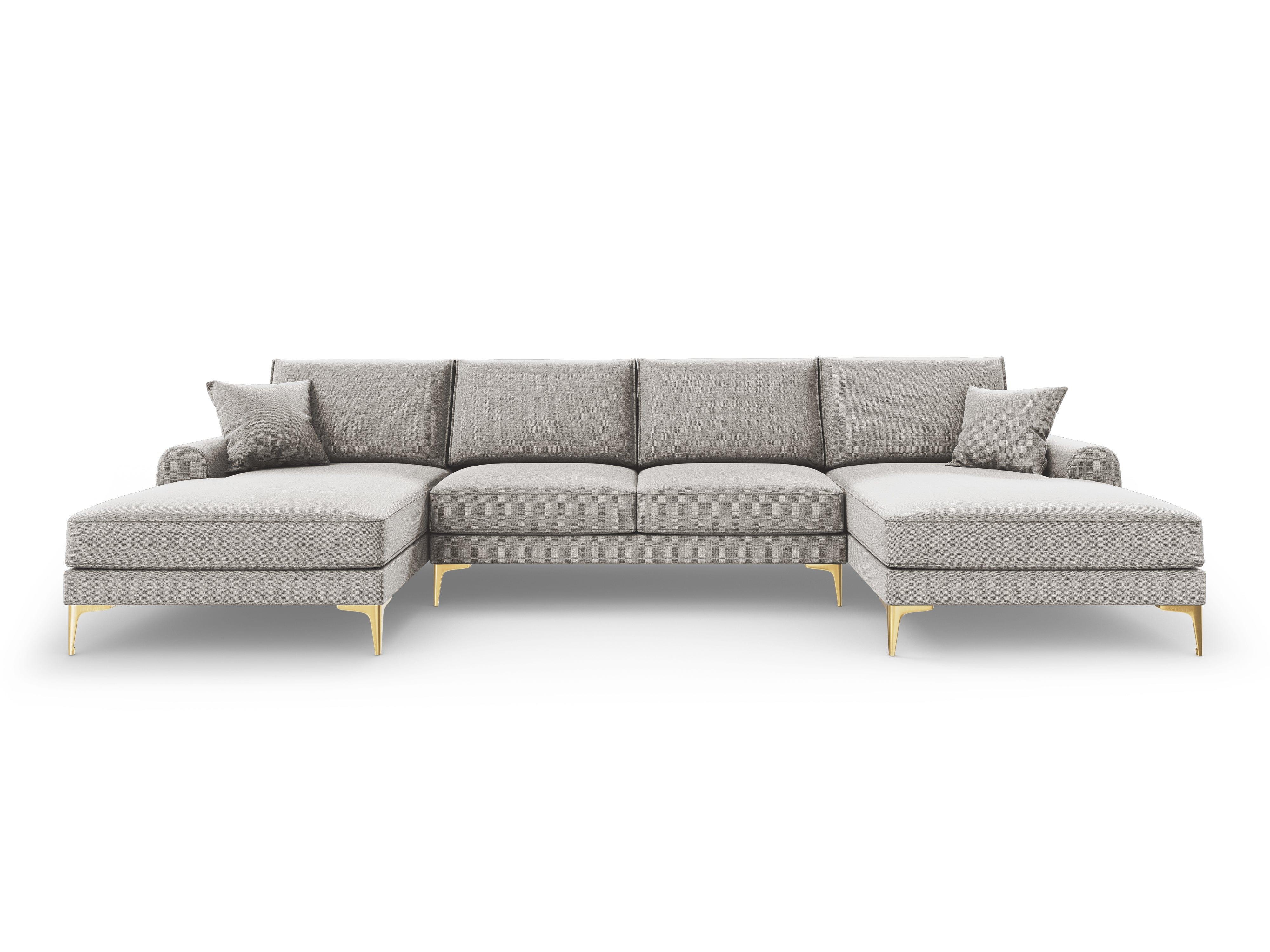 Narożnik w kształcie U MADARA jasnoszary Mazzini Sofas Eye on Design
