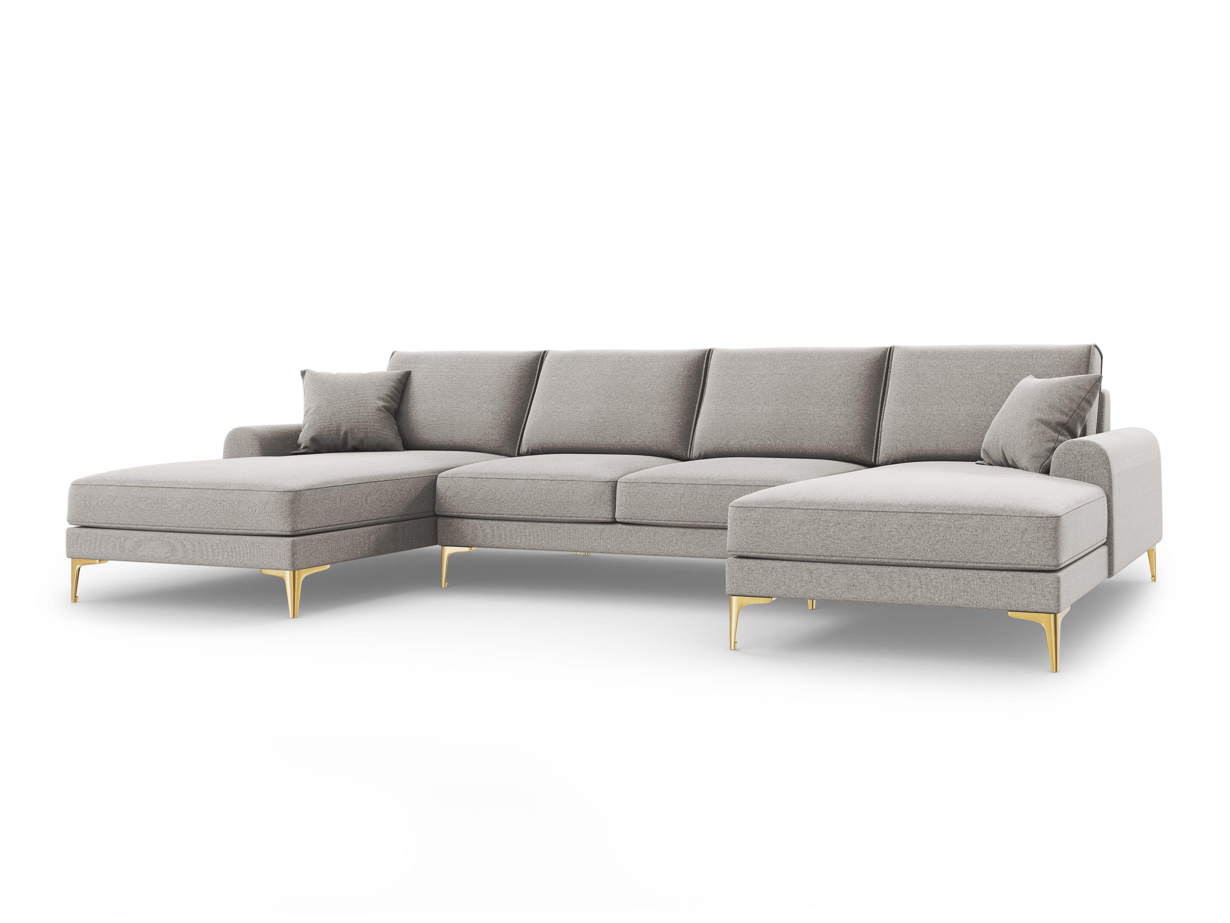 Narożnik w kształcie U MADARA jasnoszary Mazzini Sofas Eye on Design