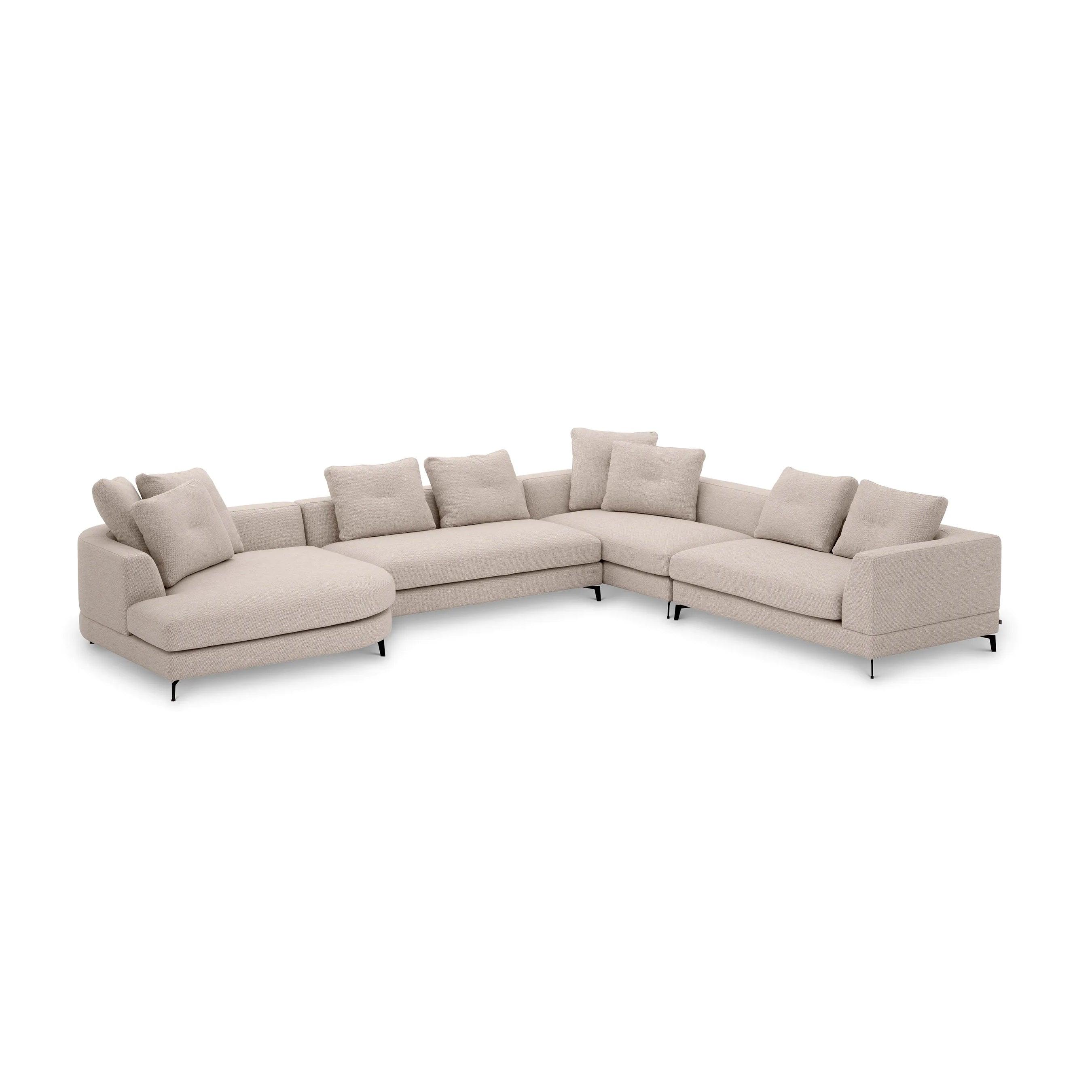 Narożnik w kształcie U MODERNO piaskowy Eichholtz Eye on Design