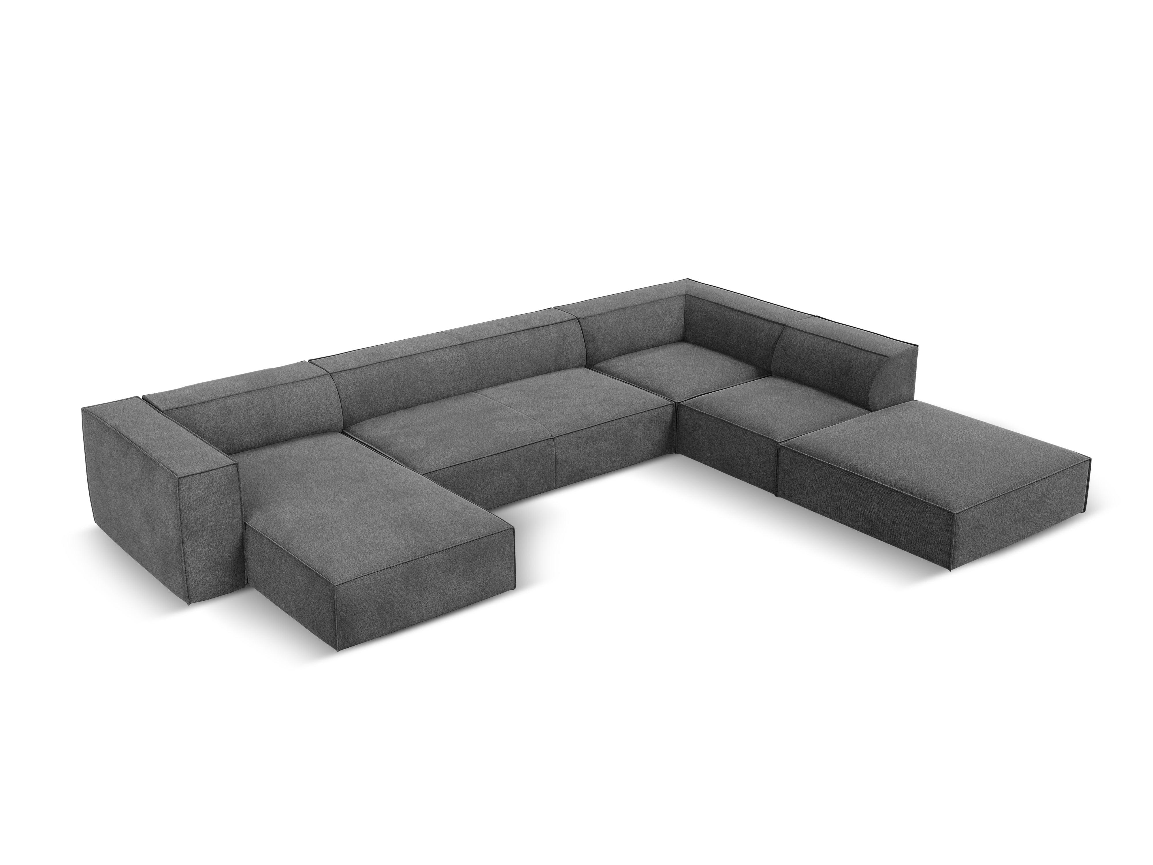 Narożnik w kształcie U prawostronny MADAME szary Windsor & Co Eye on Design