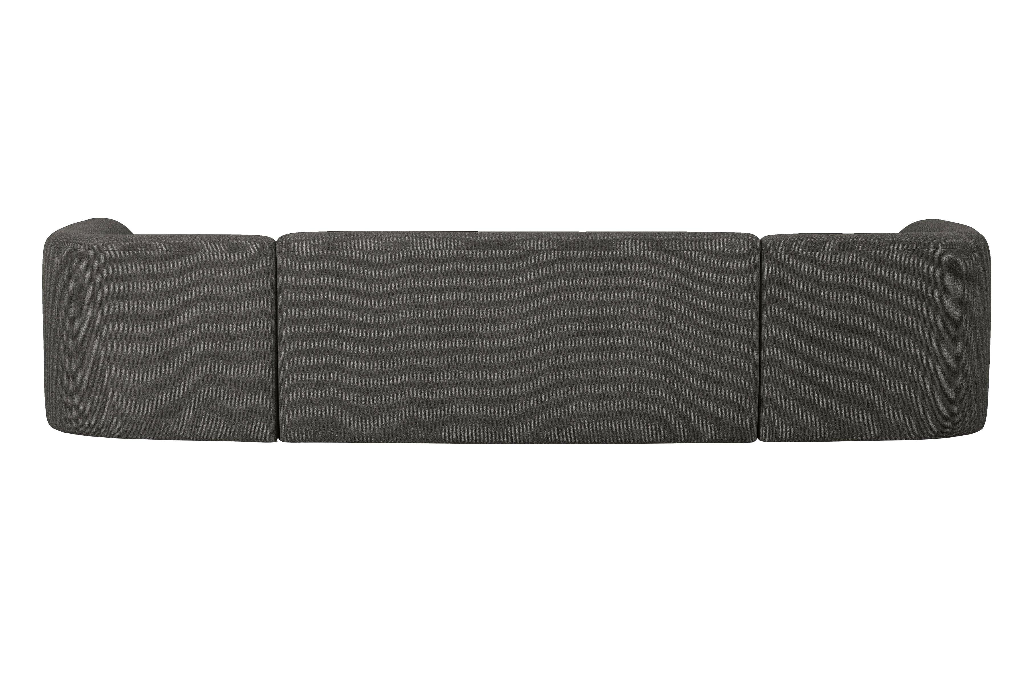 Narożnik w kształcie U SLOPING melanż czarny Be Pure Eye on Design