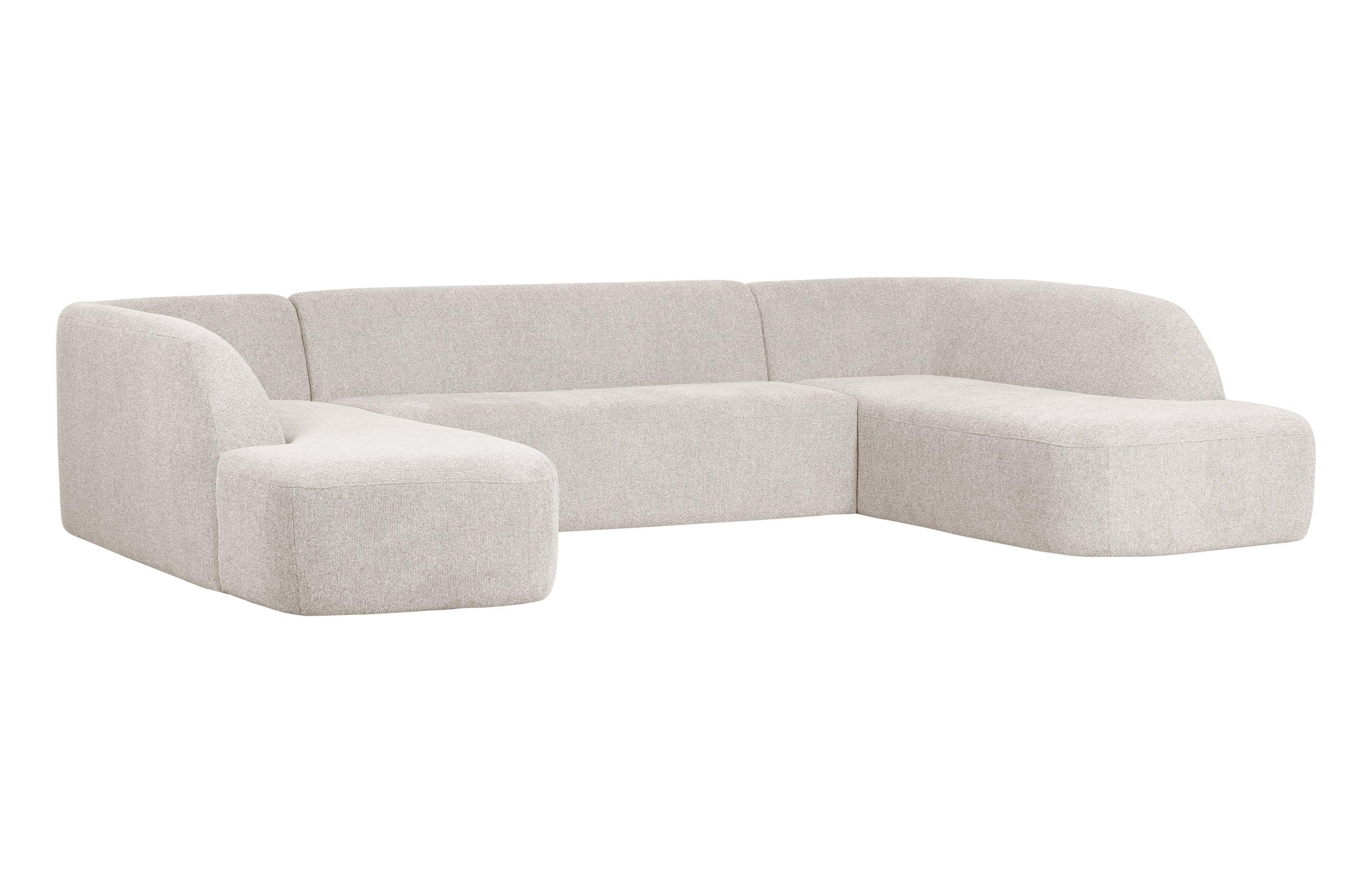 Narożnik w kształcie U SLOPING melanż perłowy Be Pure Eye on Design