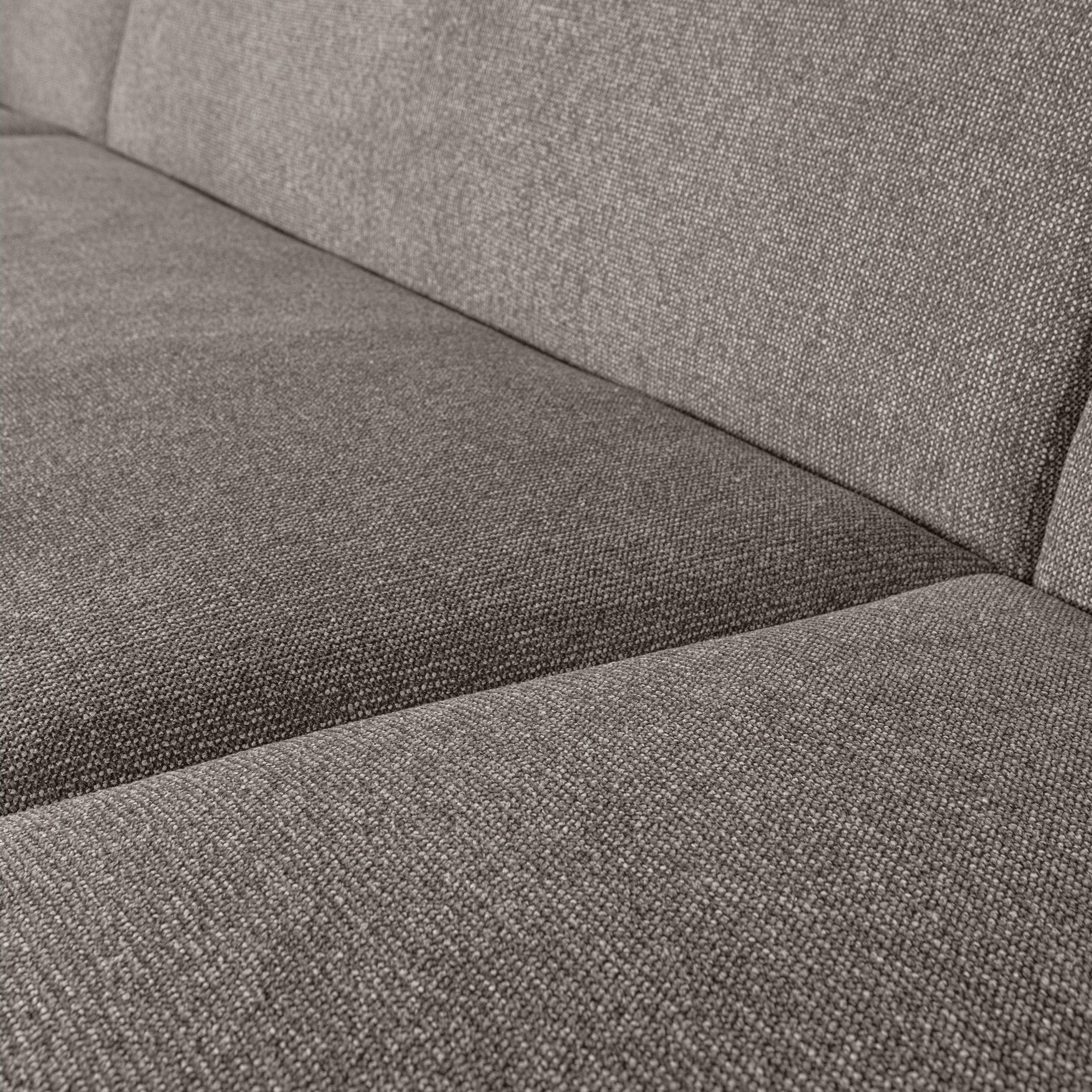 Narożnik w kształcie U SLOPING melanż szary Be Pure Eye on Design