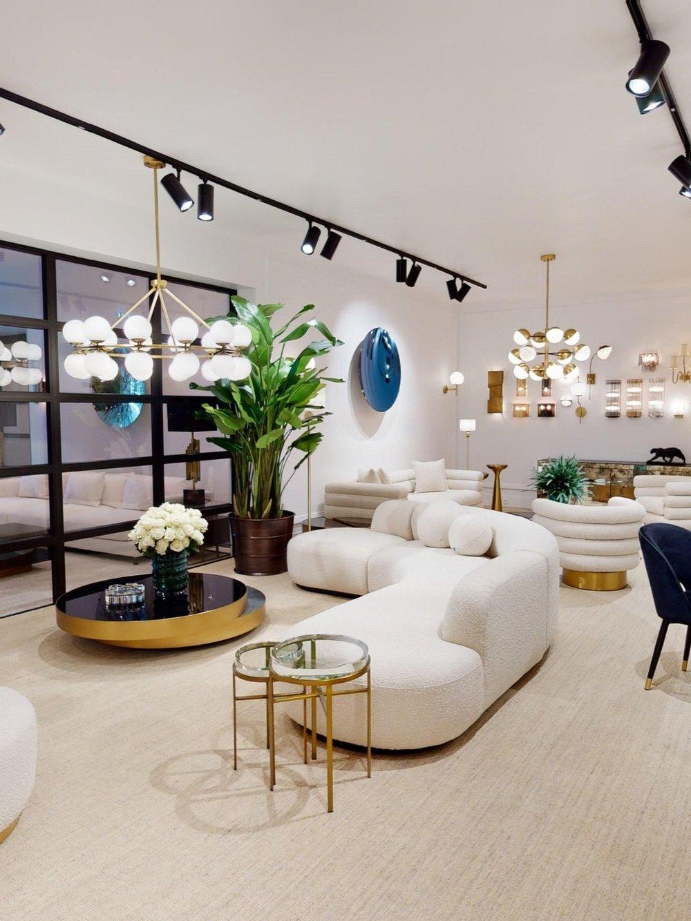 Narożnik w tkaninie boucle BJÖRN kremowy Eichholtz Eye on Design