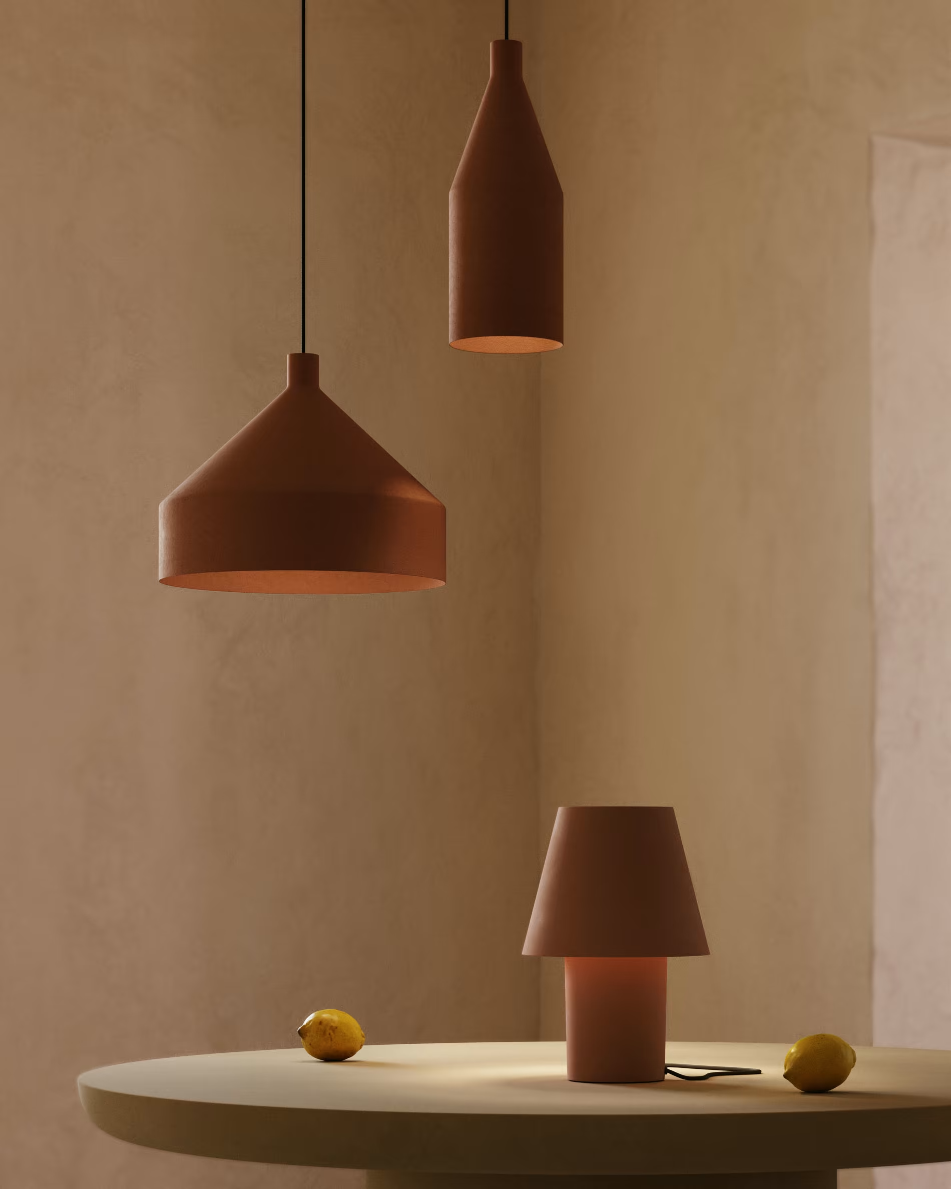 Lampa wisząca PERALTA terakotowy La Forma Eye on Design