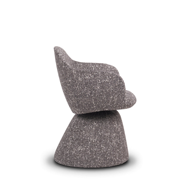 Upholstered PUNTO Swivel Chair